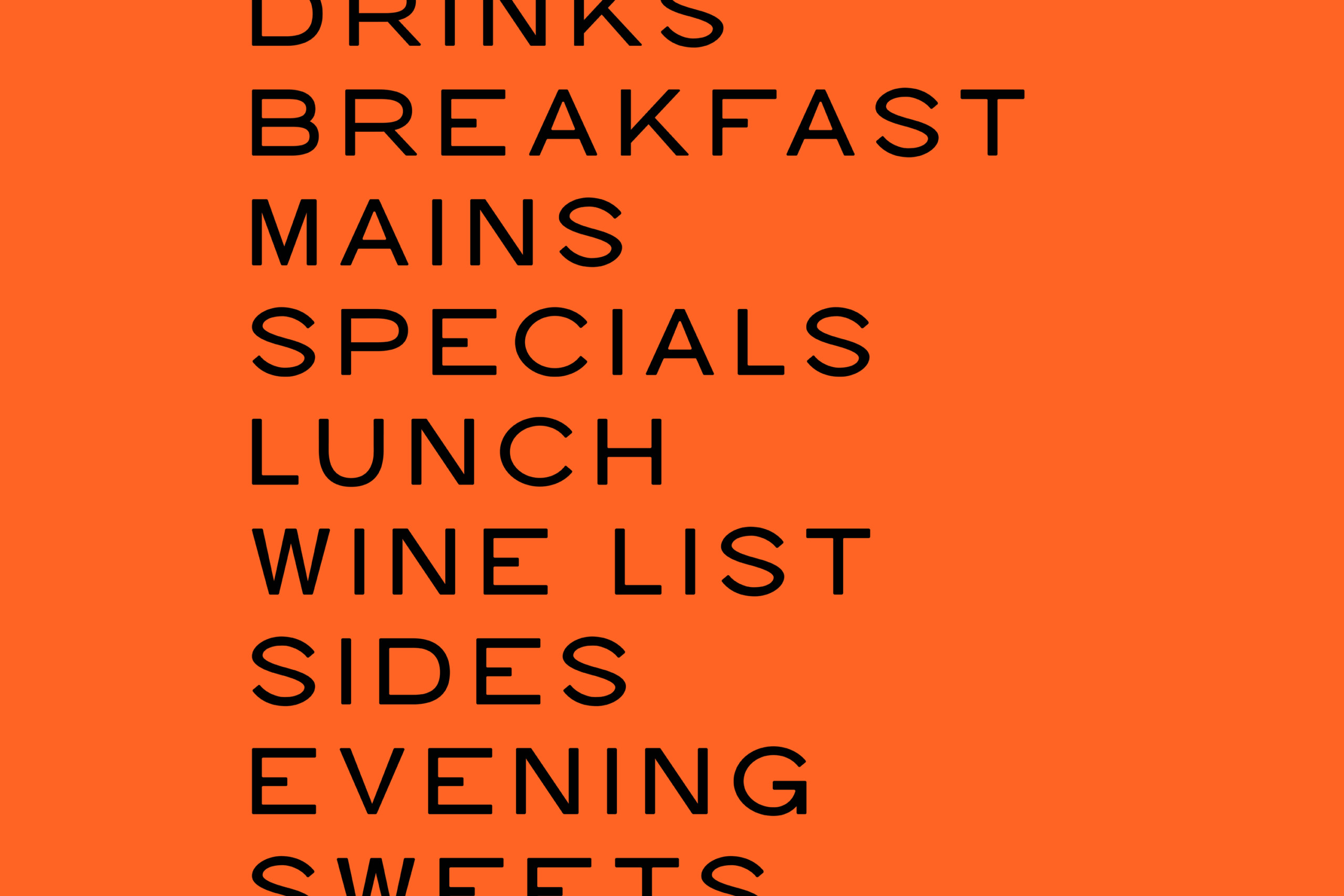 Brand identity and custom typeface for CAST Cafe