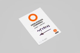 Open Studios Cornwall Brand Identity poster