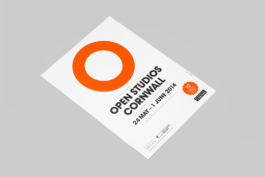 Open Studios Cornwall Brand Identity poster
