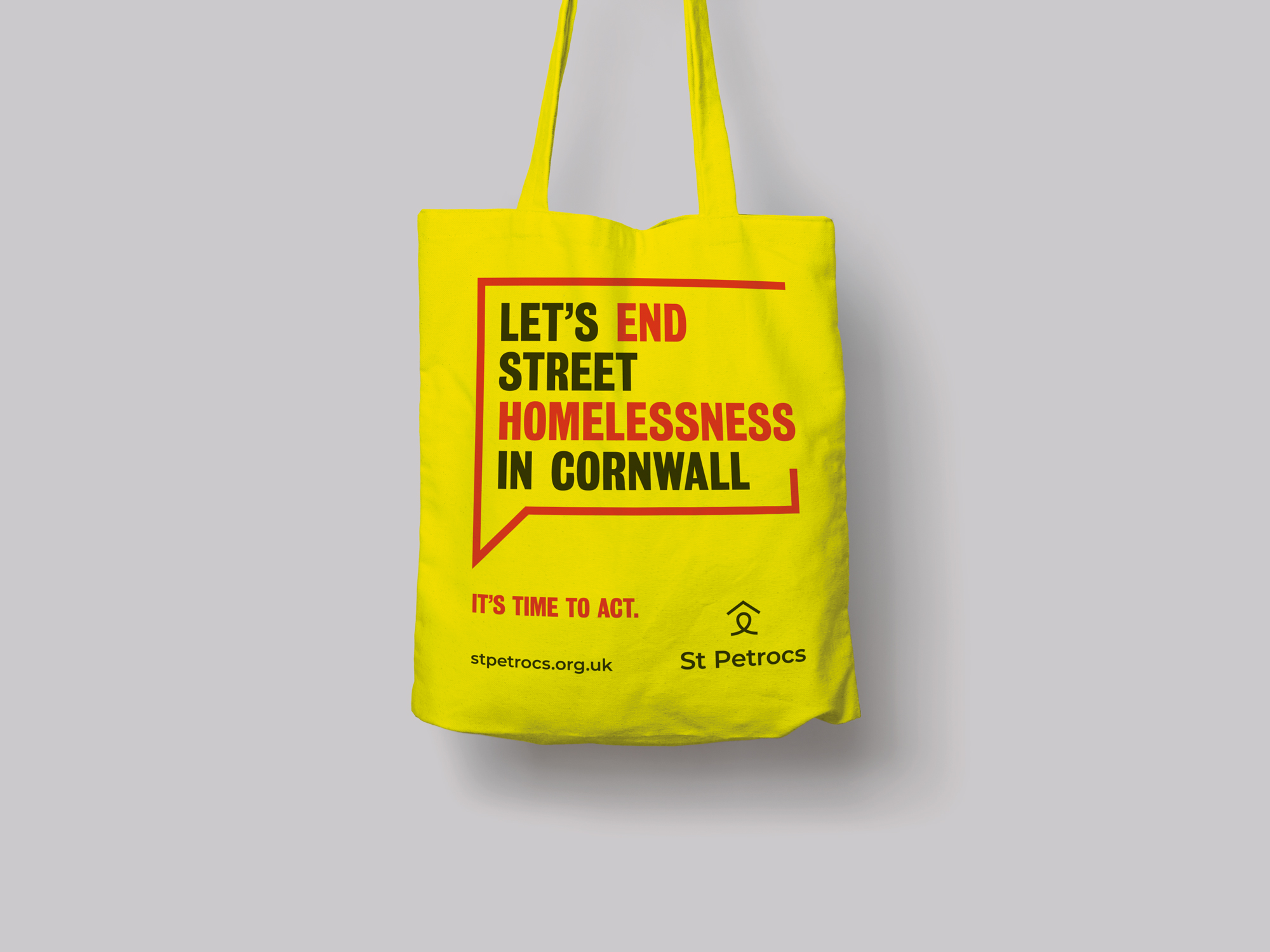 St Petrocs Brand Identity Campaign Tote Bag Design by Two
