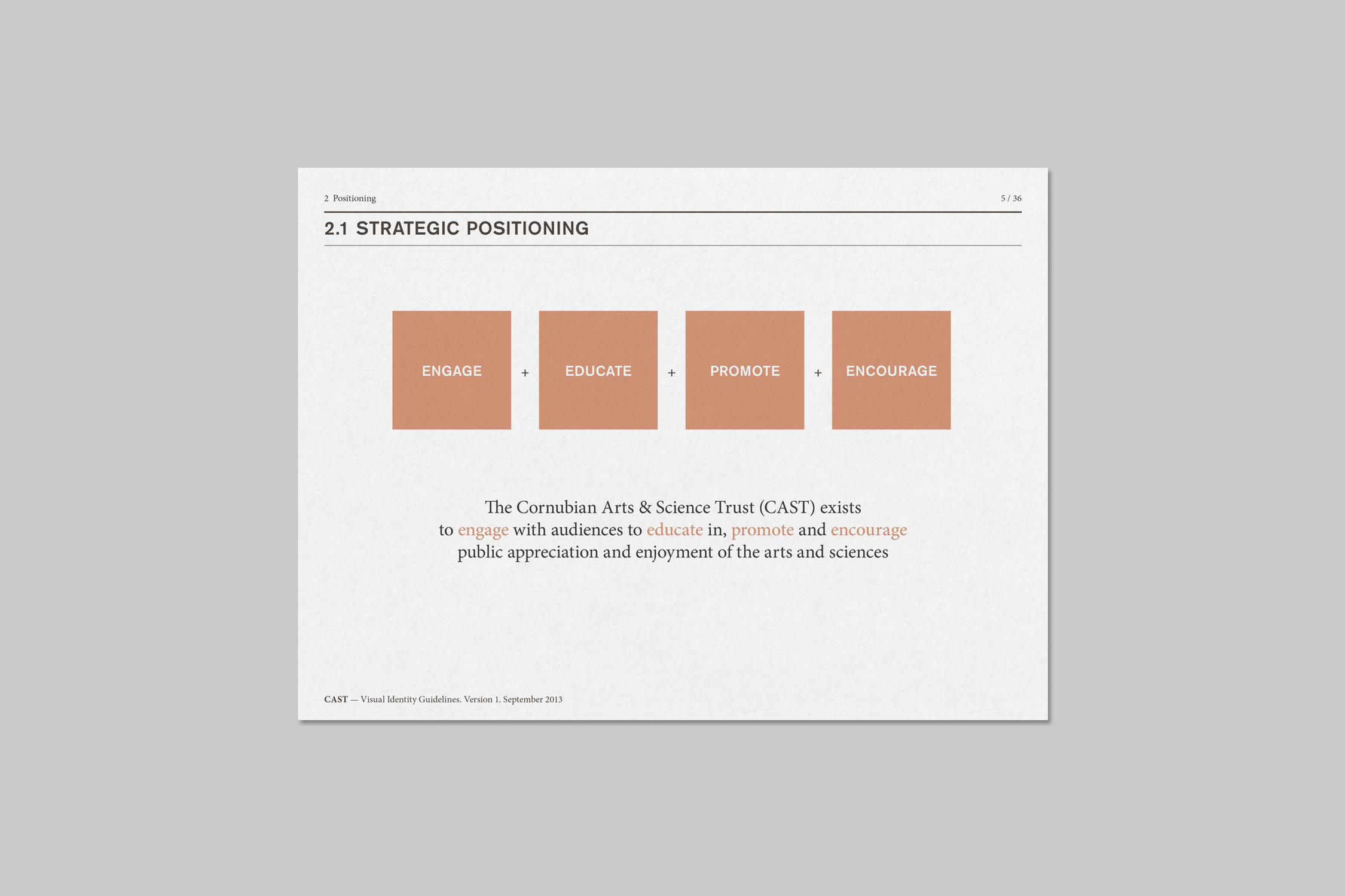 CAST Brand Identity guidelines