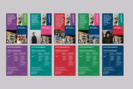 Falmouth University Global Student Recruitment Campaign flyers