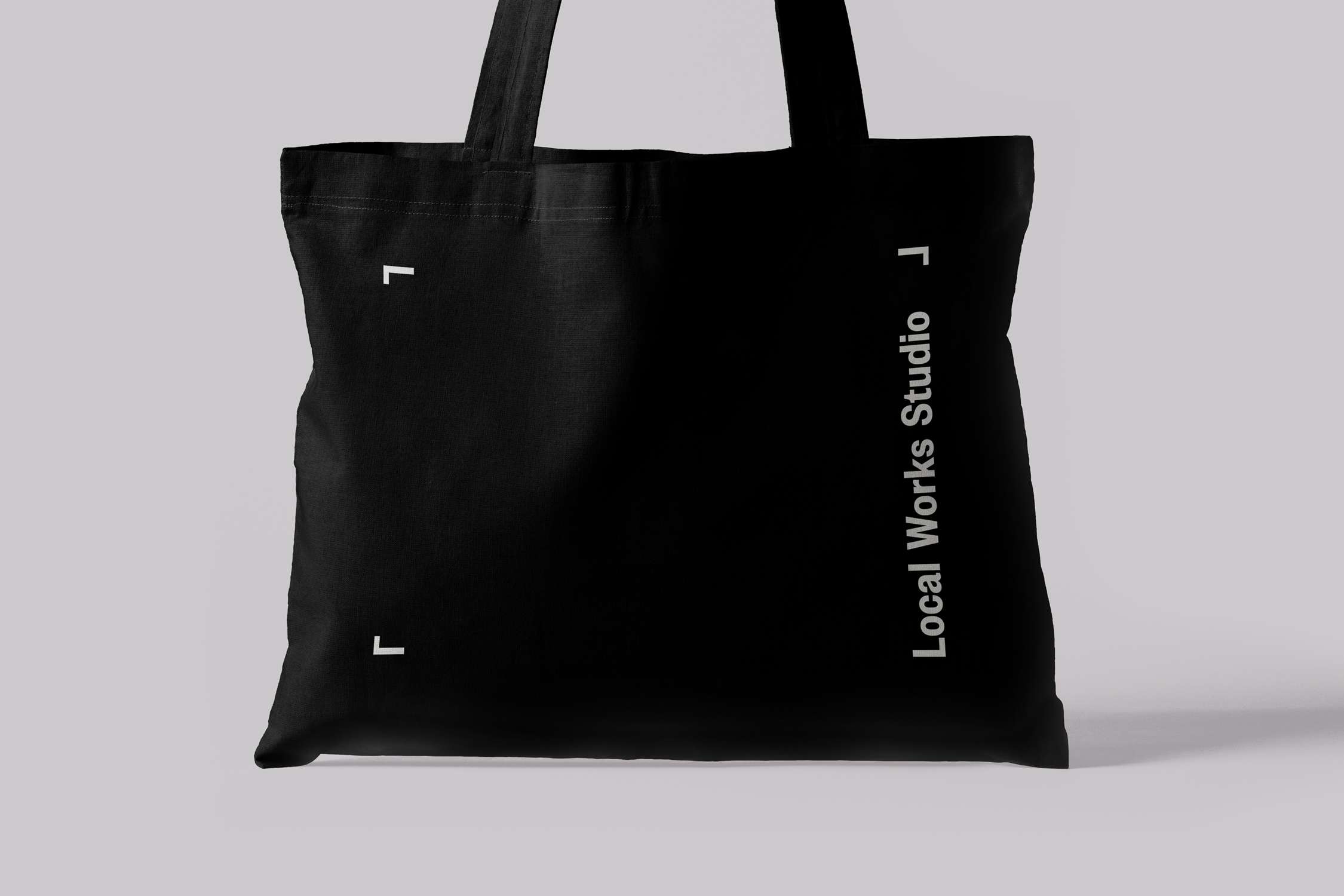 Local Works Studio Brand Identity tote bag