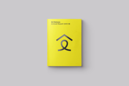 St Petrocs Brand Identity Annual Report Cover Design by Two