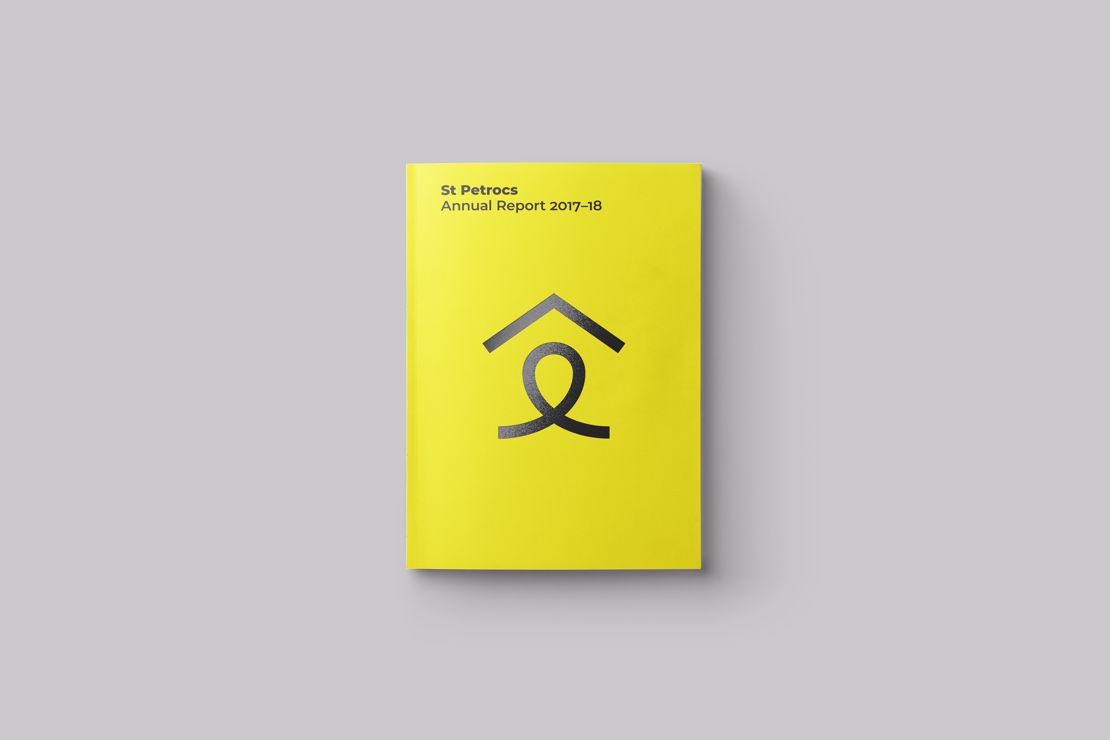 St Petrocs Brand Identity Annual Report Cover Design by Two