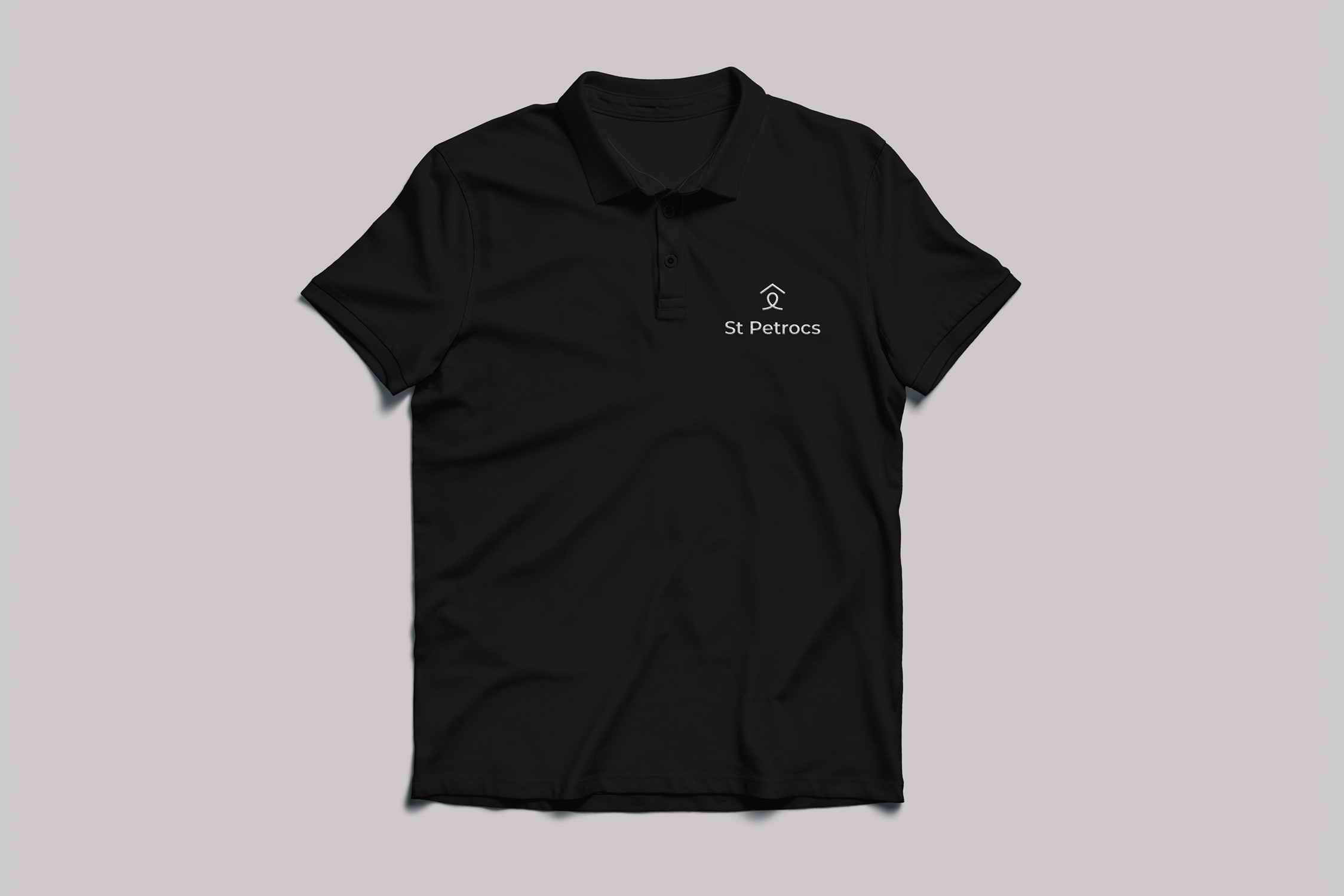 St Petrocs Brand Identity Poloshirt Design by Two