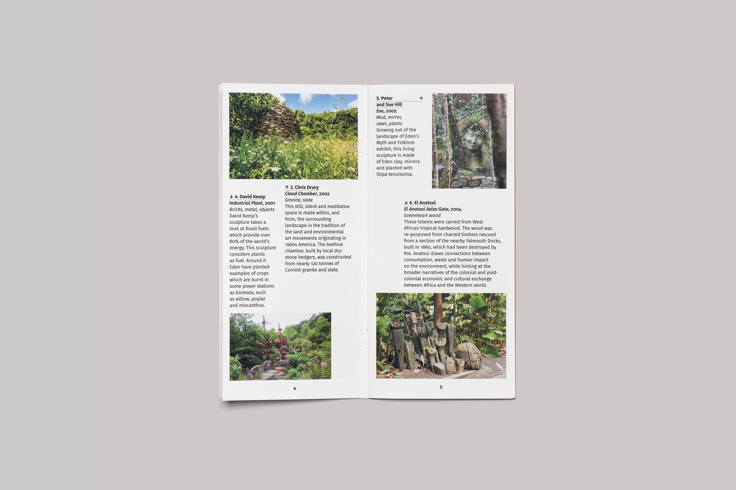 Eden Project Cornwall Art Guide and Map