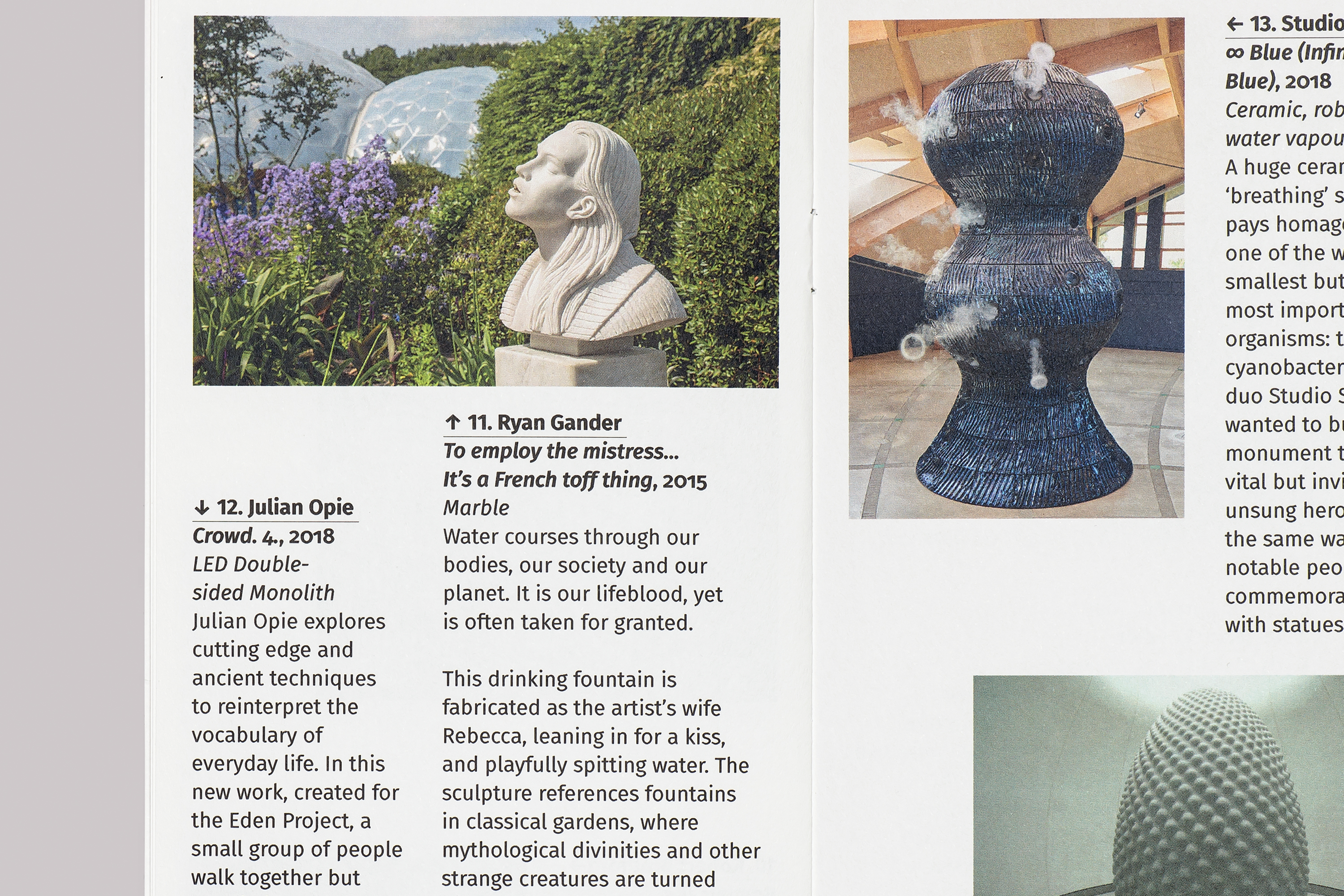 Eden Project Cornwall Art Guide and Map