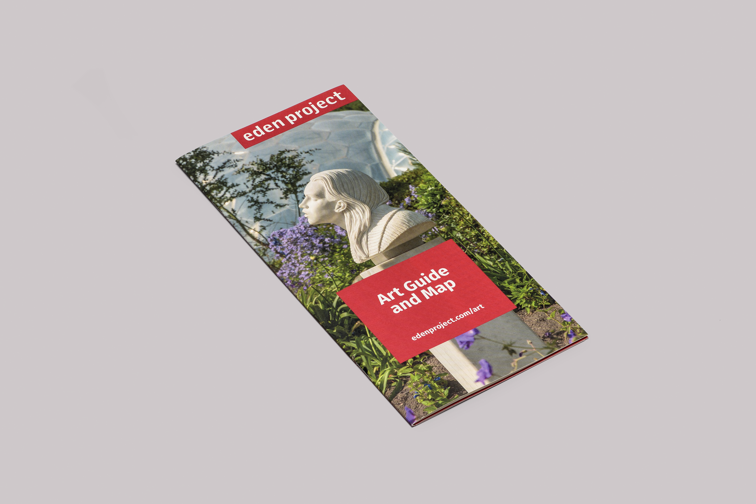 Eden Project Cornwall Art Guide and Map, design by Two