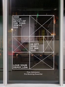 Korean Cultural Centre UK 2020 Artist of the Year Jewyo Rhii Exhibition Materials and Publication Design