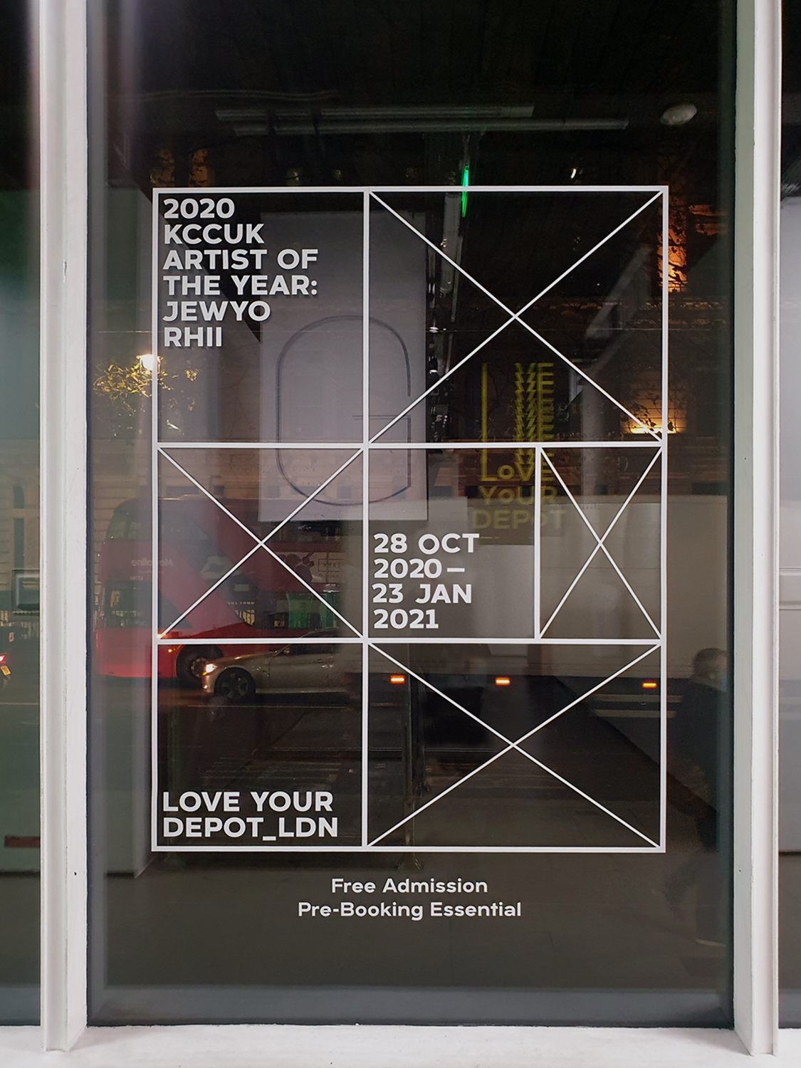 Korean Cultural Centre UK 2020 Artist of the Year Jewyo Rhii Exhibition Materials and Publication Design