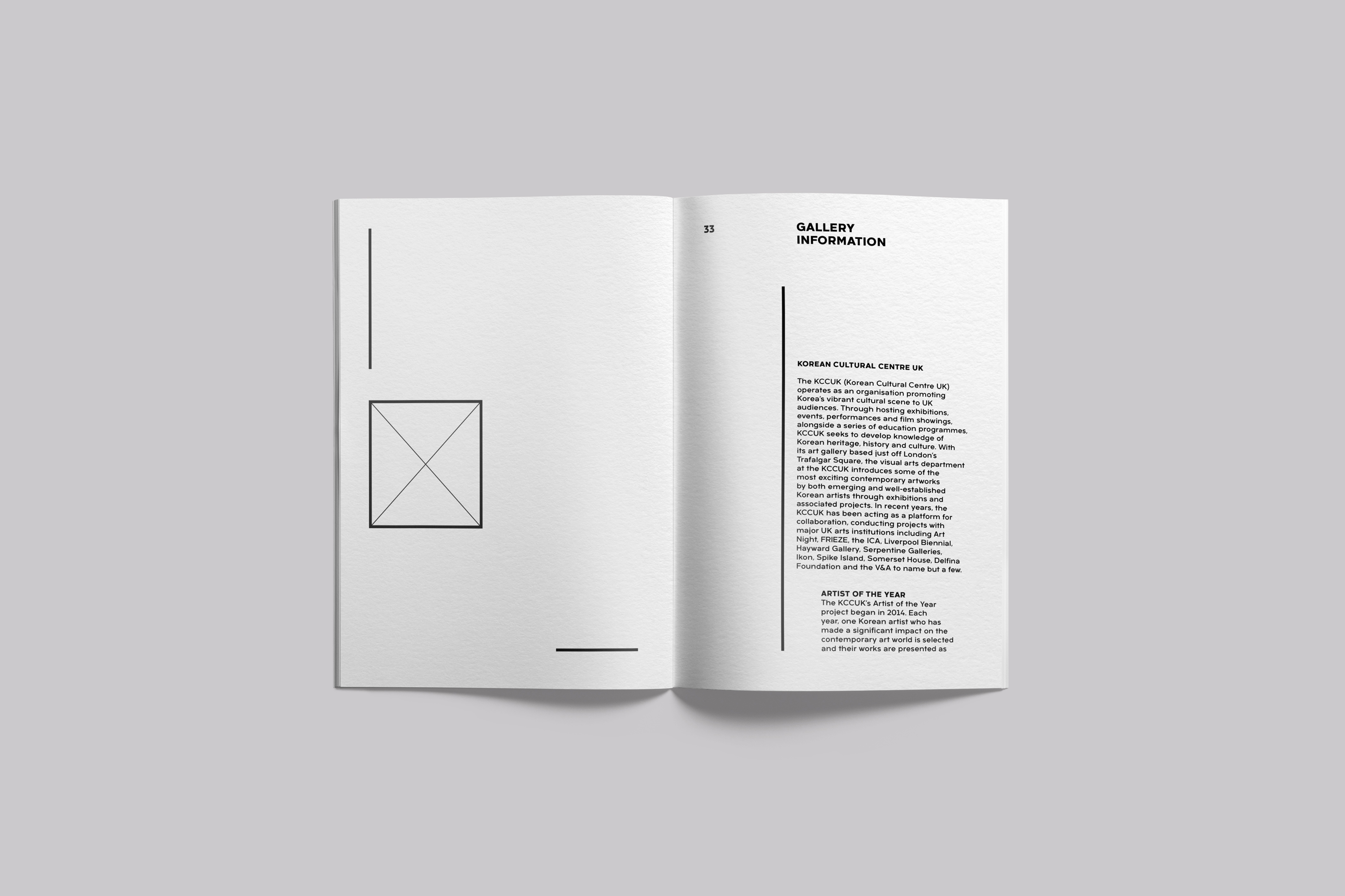 Korean Cultural Centre UK 2020 Artist of the Year Jewyo Rhii Exhibition Materials and Publication Design