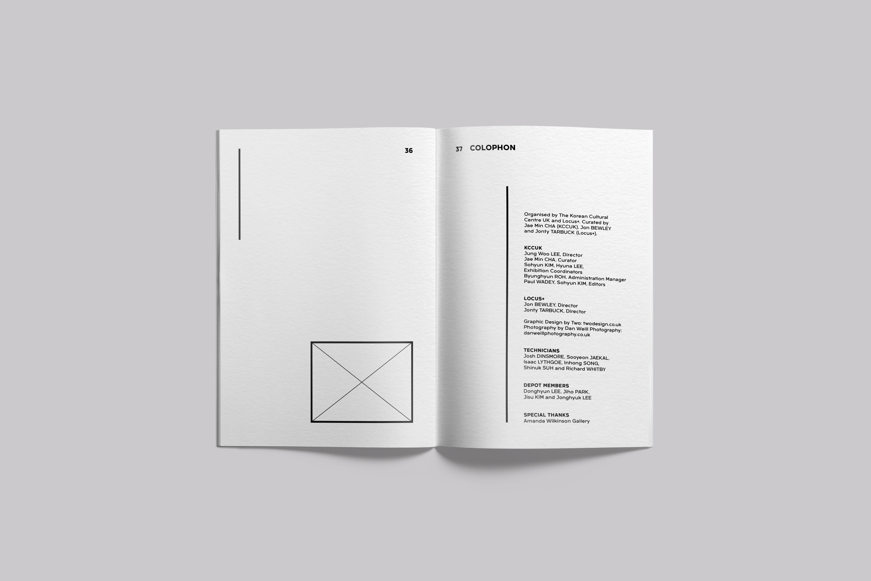 Korean Cultural Centre UK 2020 Artist of the Year Jewyo Rhii Exhibition Materials and Publication Design