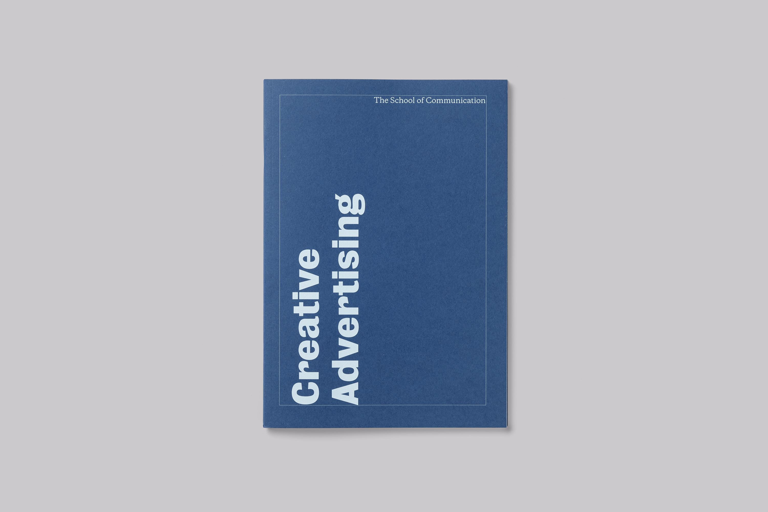 Notebook design, produced for Falmouth University to celebrate the new School of Communication.