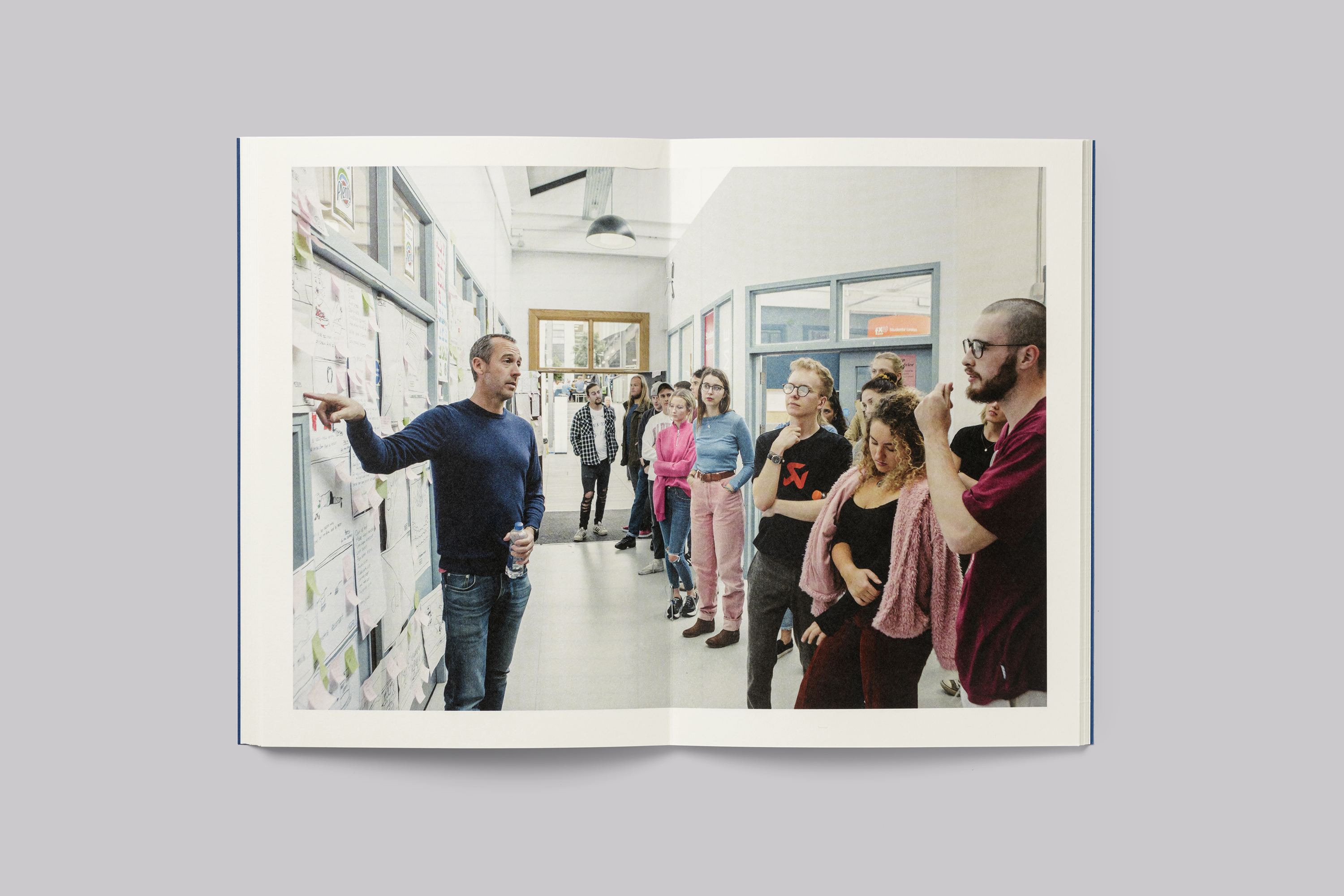 Notebook design, produced for Falmouth University to celebrate the new School of Communication.