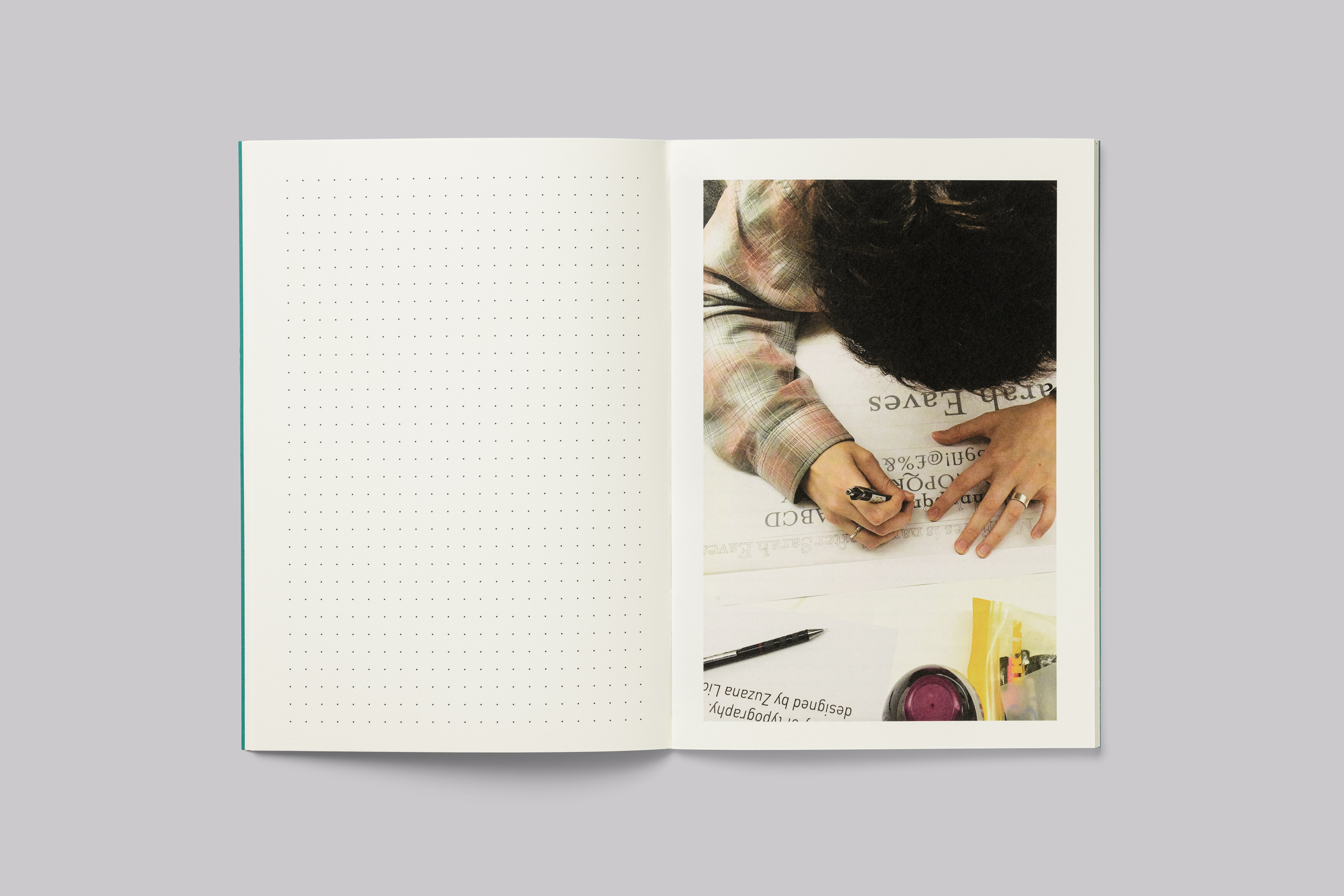 Notebook design, produced for Falmouth University to celebrate the new School of Communication.