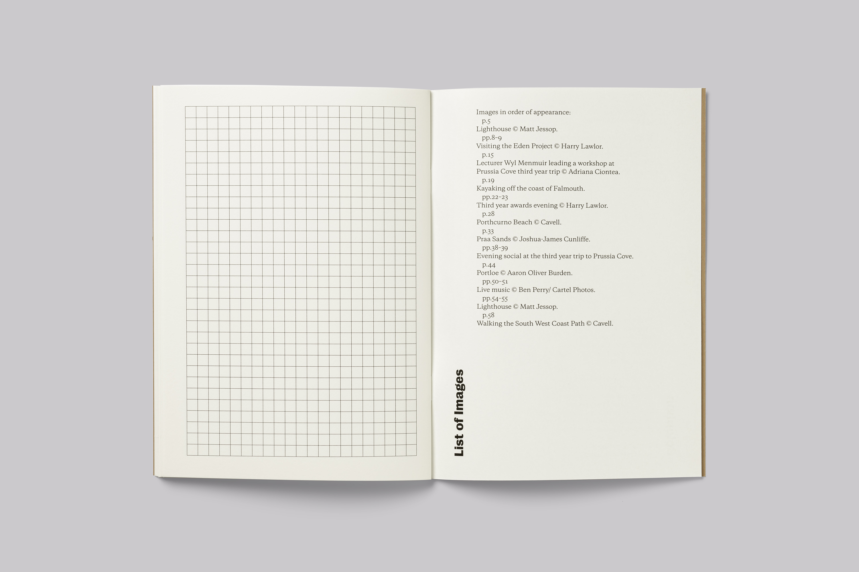 Notebook design, produced for Falmouth University to celebrate the new School of Communication.