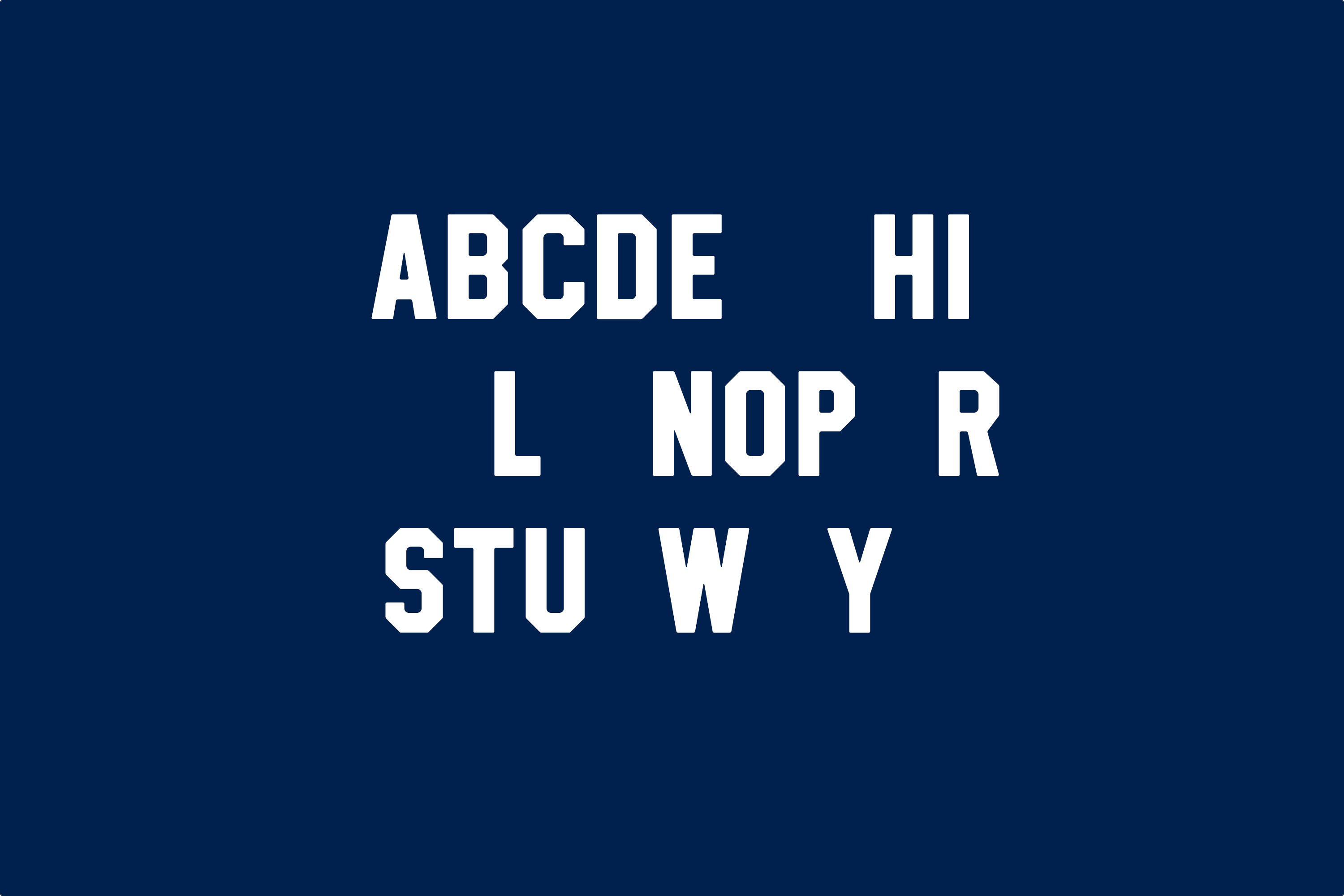 Aberfal Typeface Design by Two