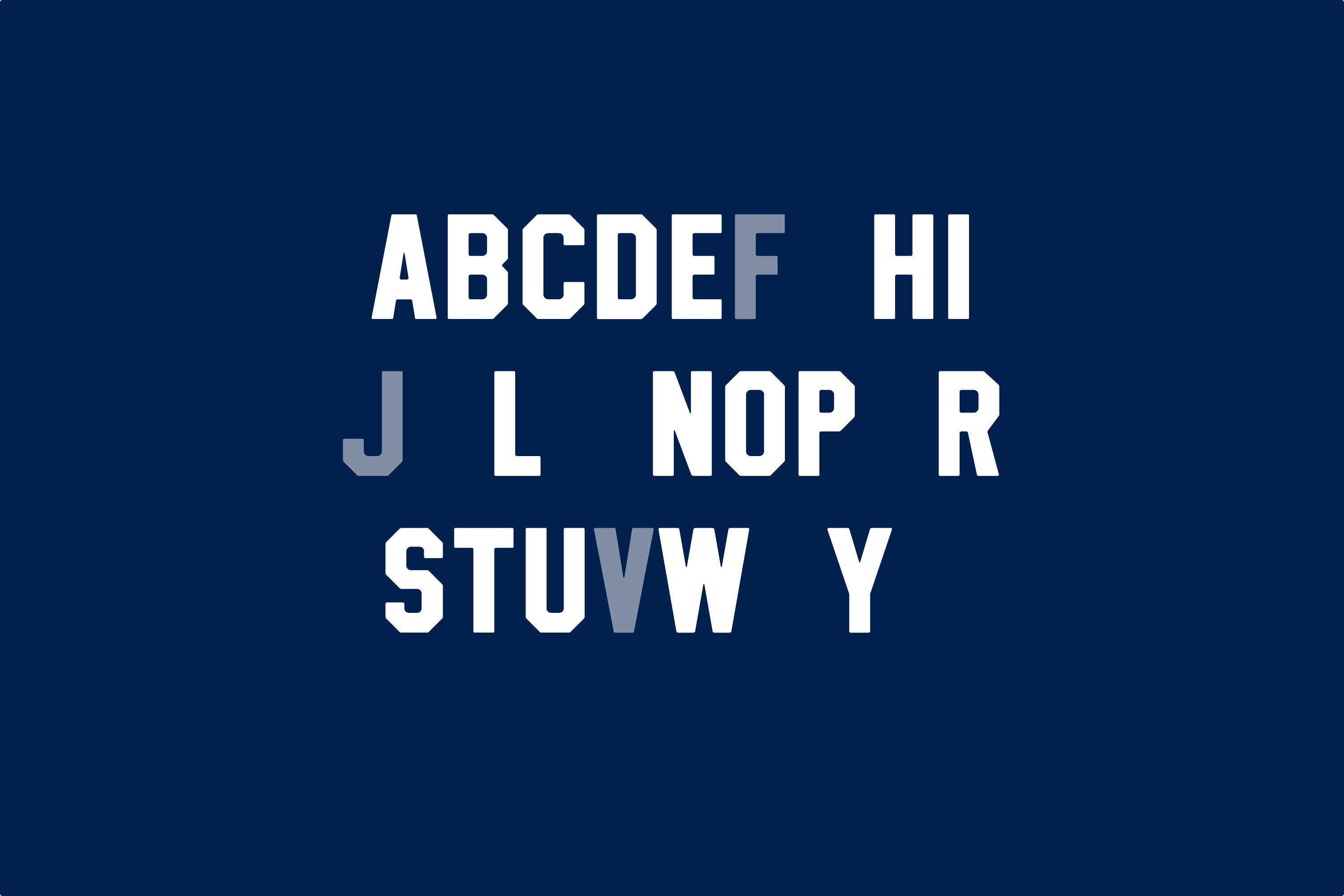 Aberfal Typeface Design by Two