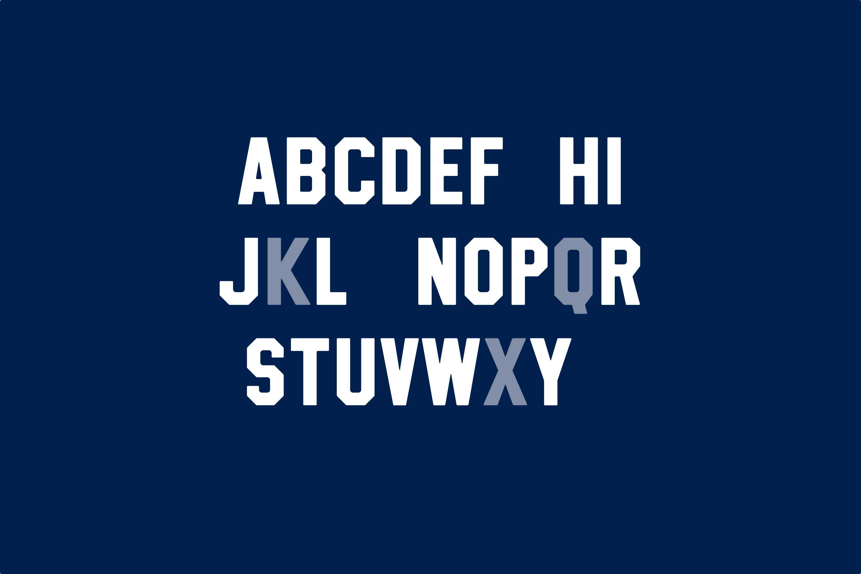 Aberfal Typeface Design by Two