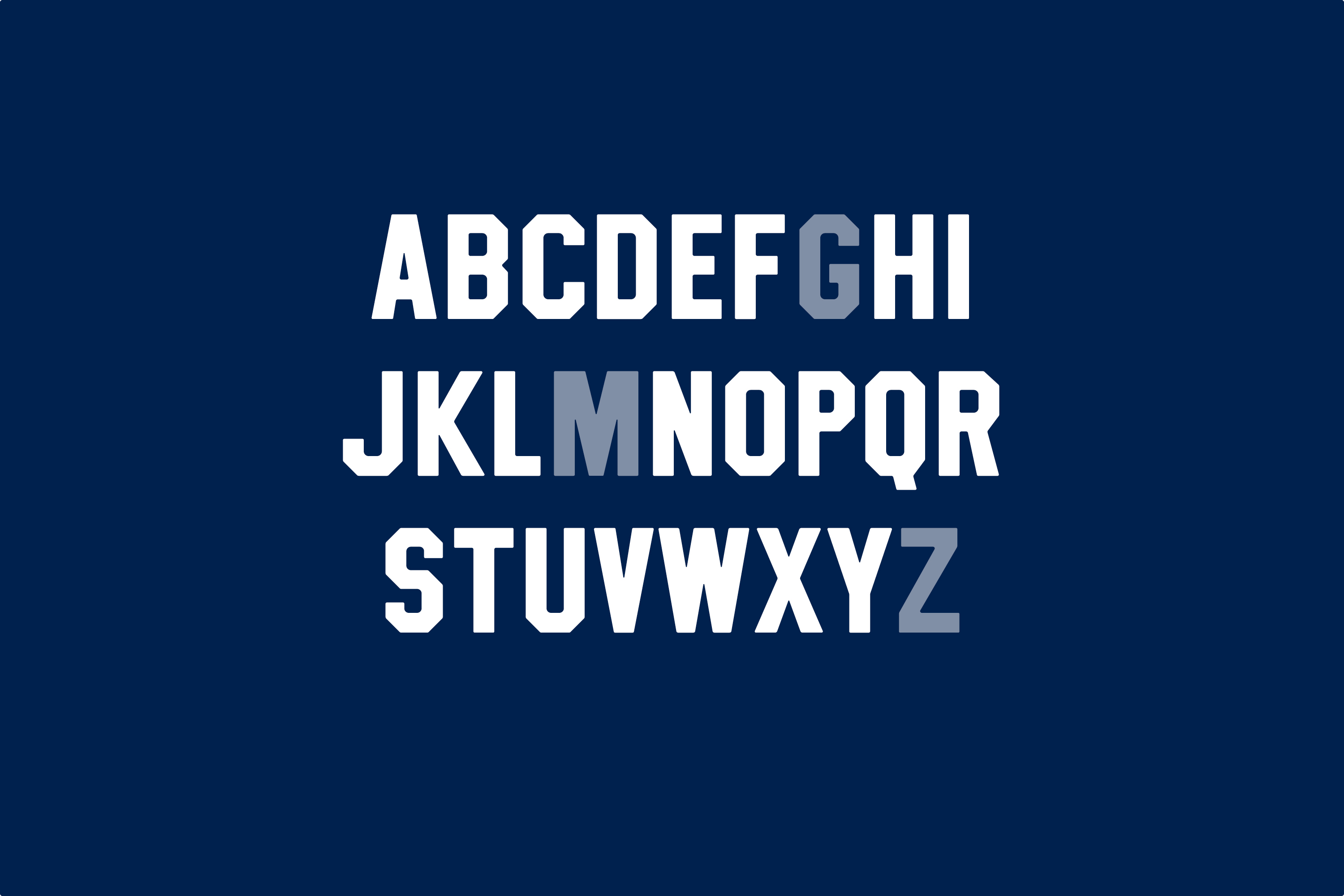 Aberfal Typeface Design by Two