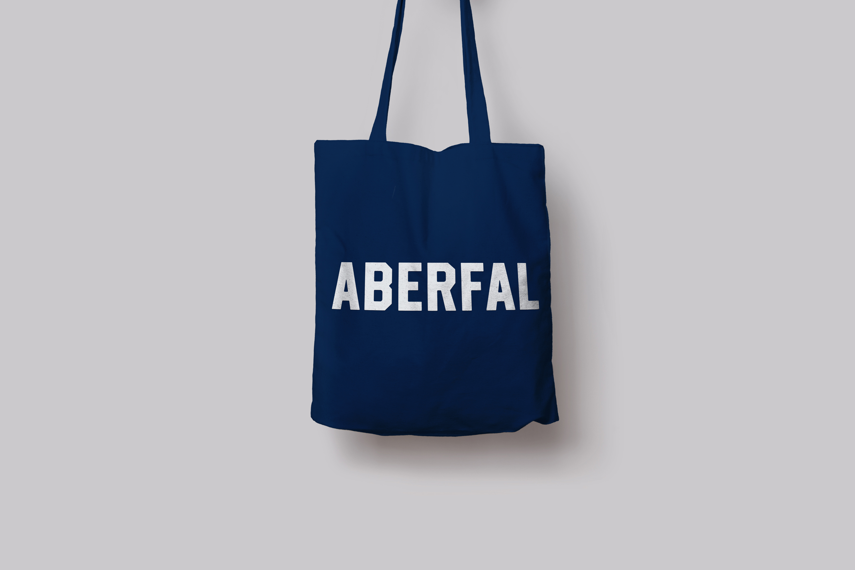 Aberfal Typeface Design and Tote Bag by Two