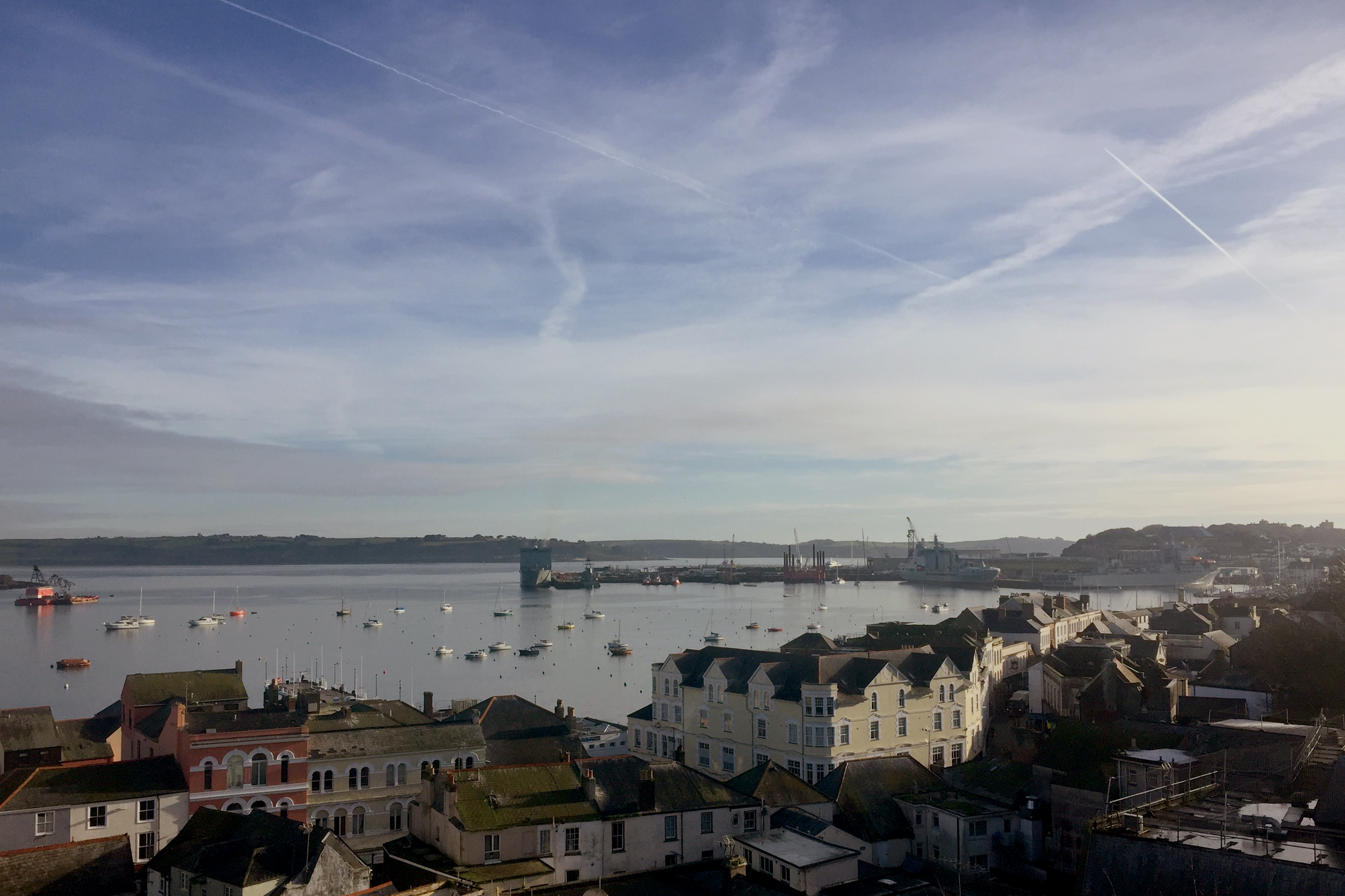 Falmouth Harbour Cornwall UK