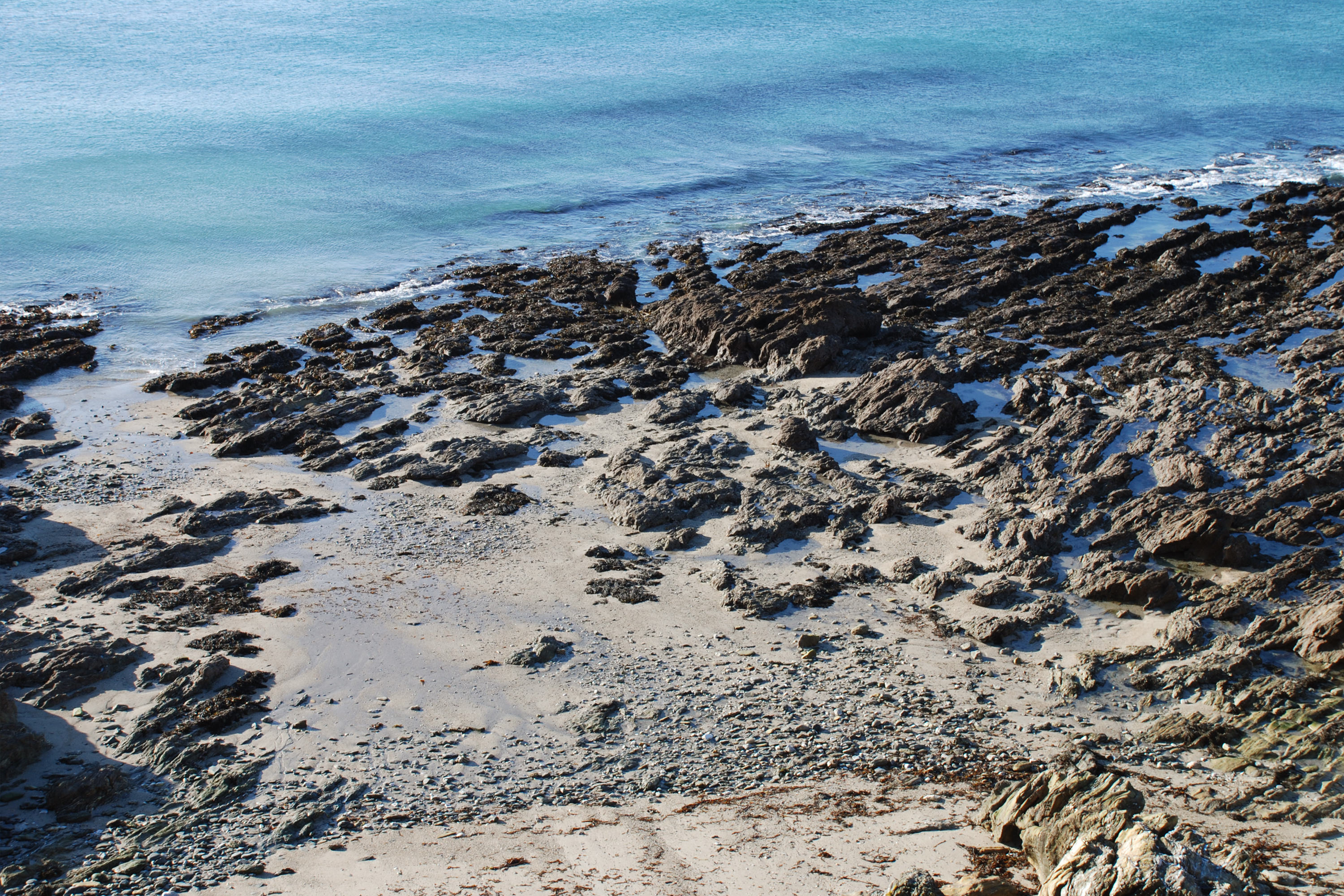 Castle Beach, Falmouth, Cornwall, UK