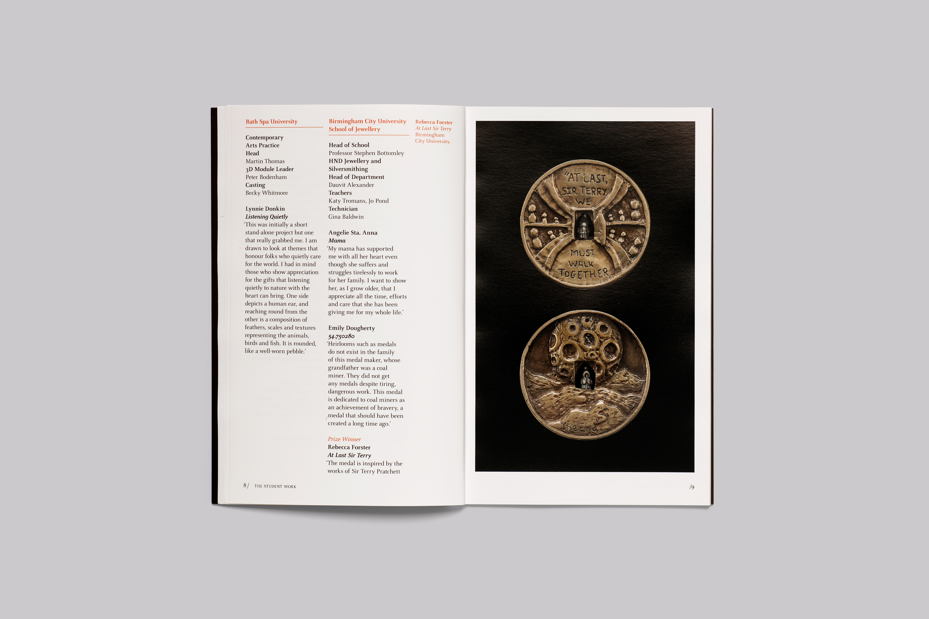 British Museum, British Art Medal Society, Student Medal Project Catalogue Design and Art Direction