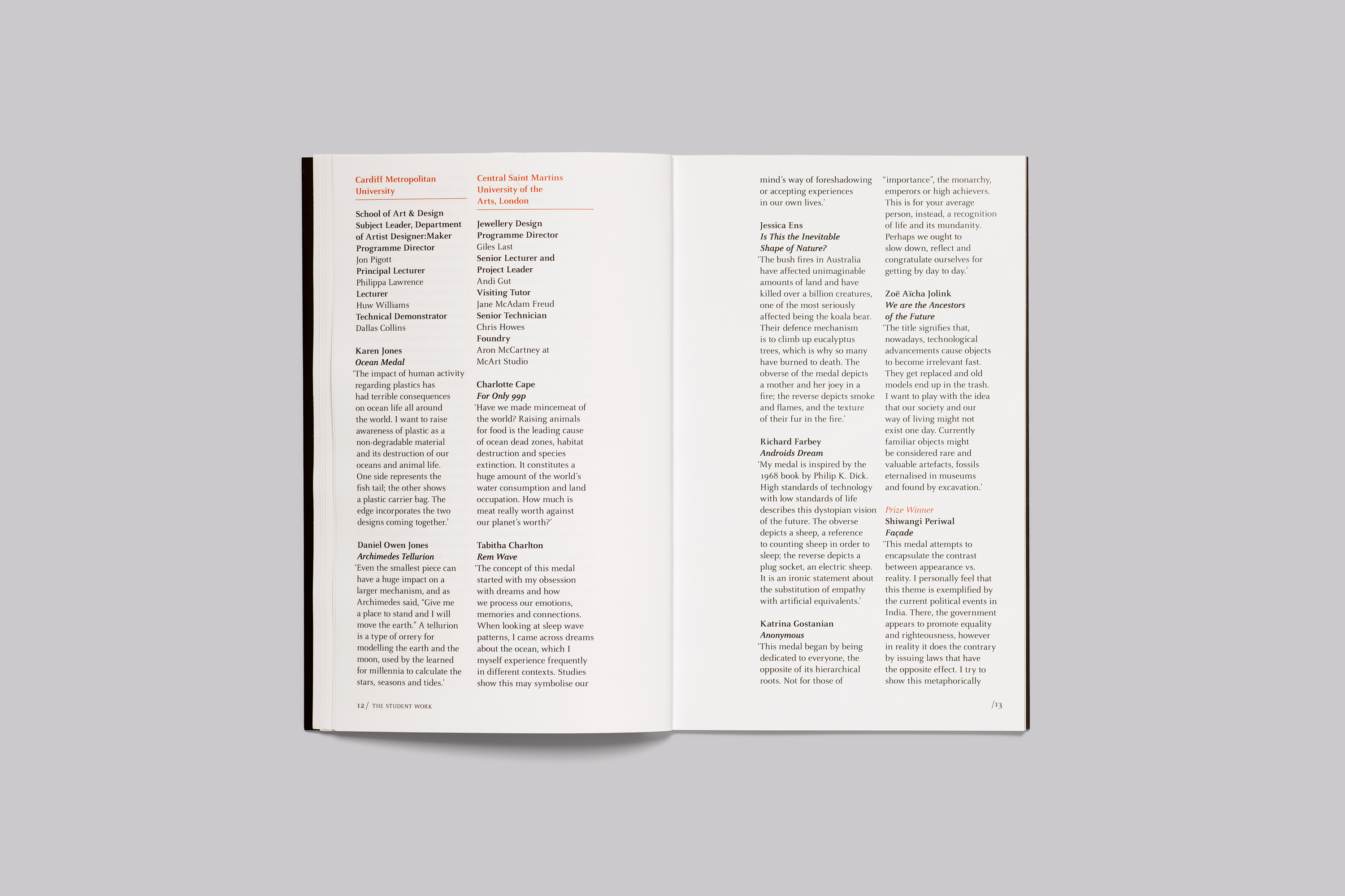 British Museum, British Art Medal Society, Student Medal Project Catalogue Design and Art Direction