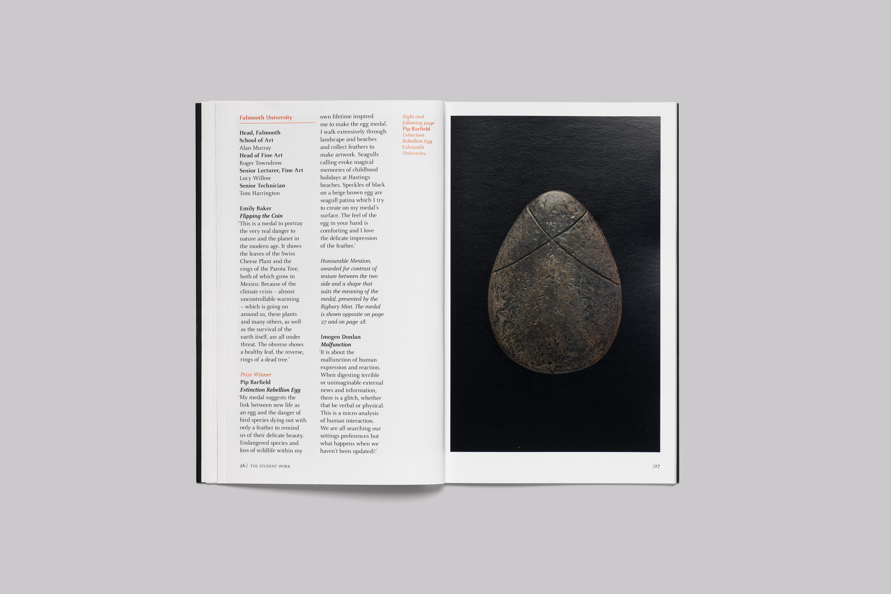 British Museum, British Art Medal Society, Student Medal Project Catalogue Design and Art Direction
