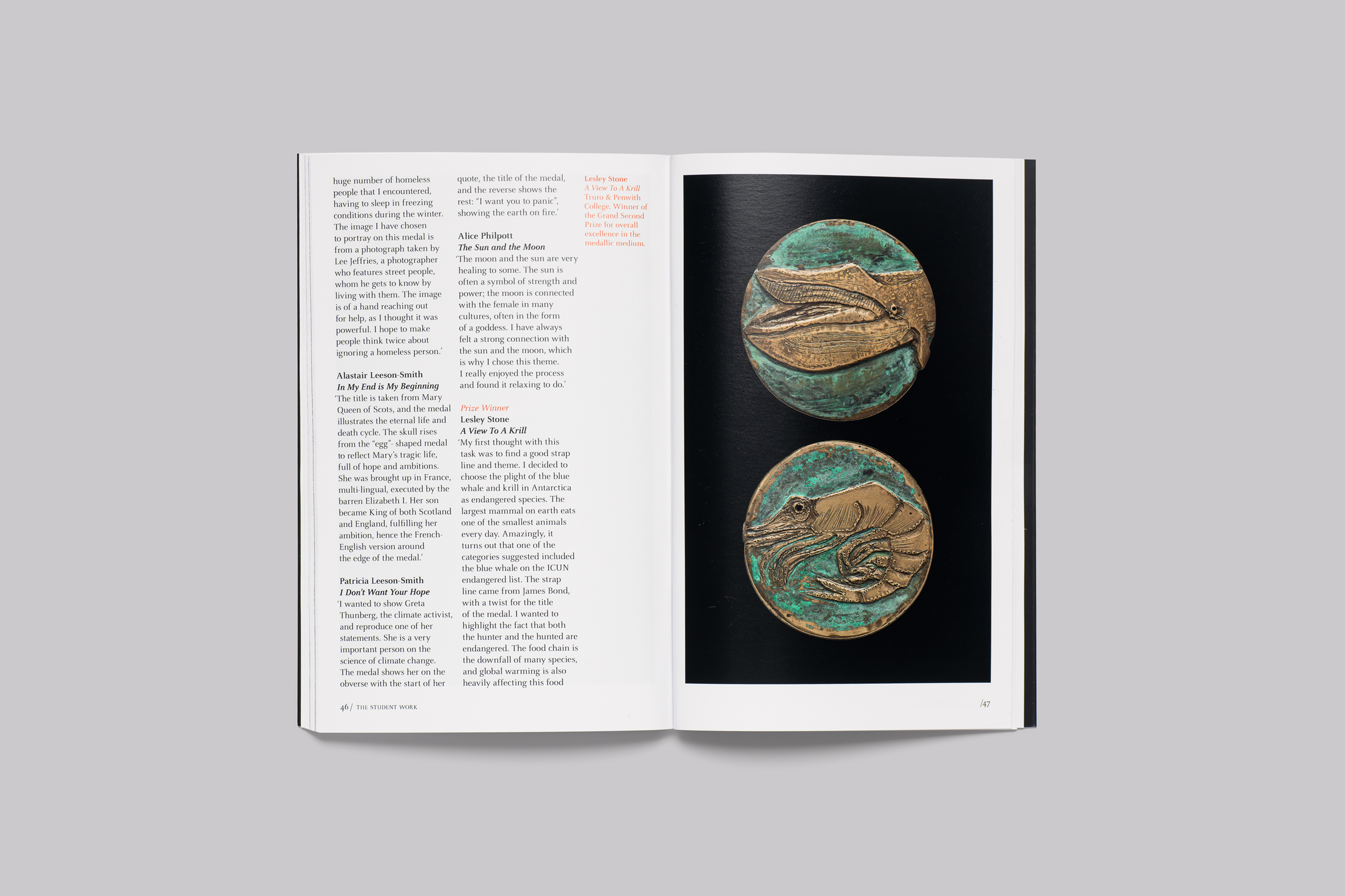 British Museum, British Art Medal Society, Student Medal Project Catalogue Design and Art Direction