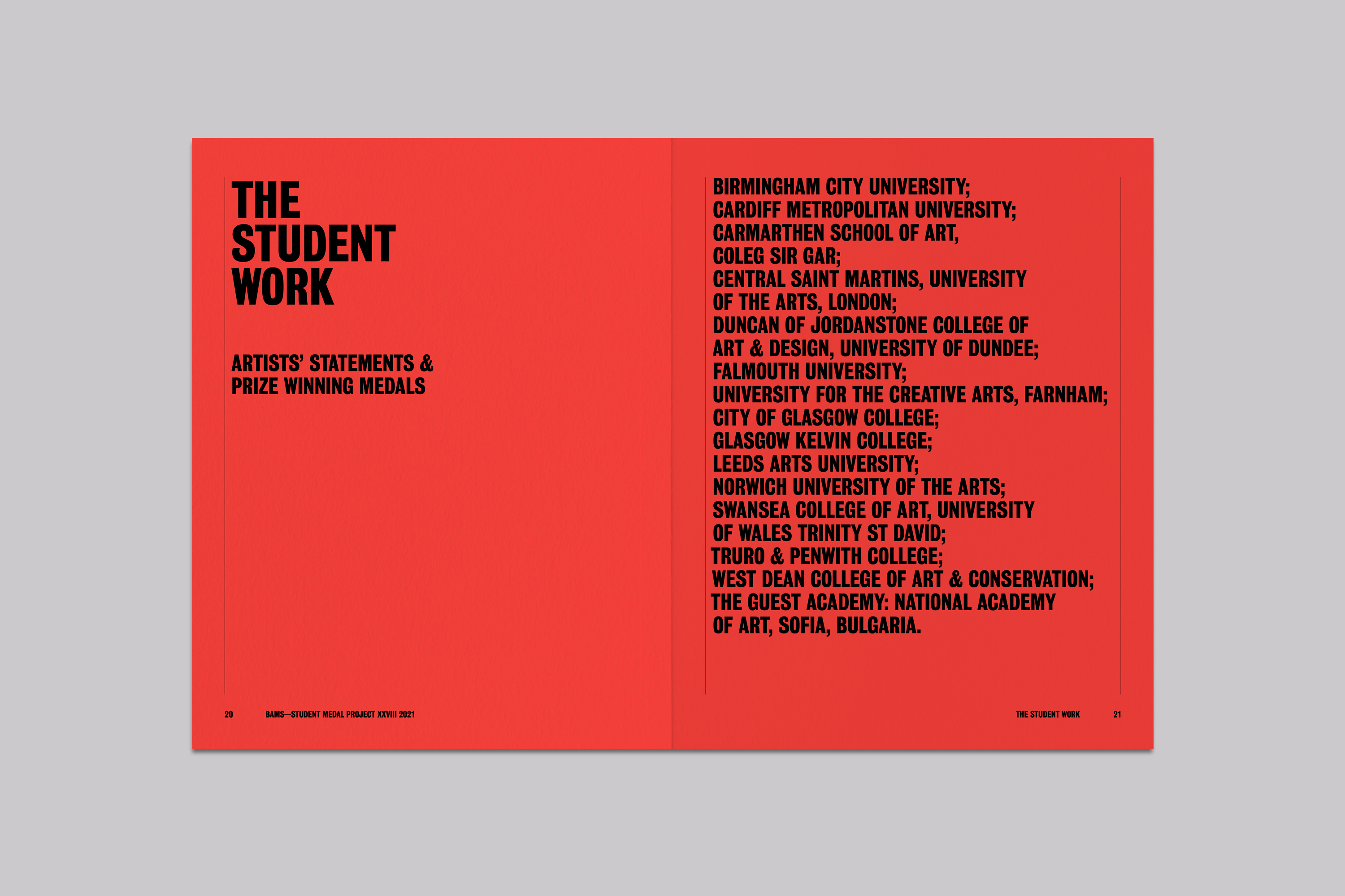 Catalogue Design and Art Direction for the Student Medal Project for the British Art Medal Society at the British Museum