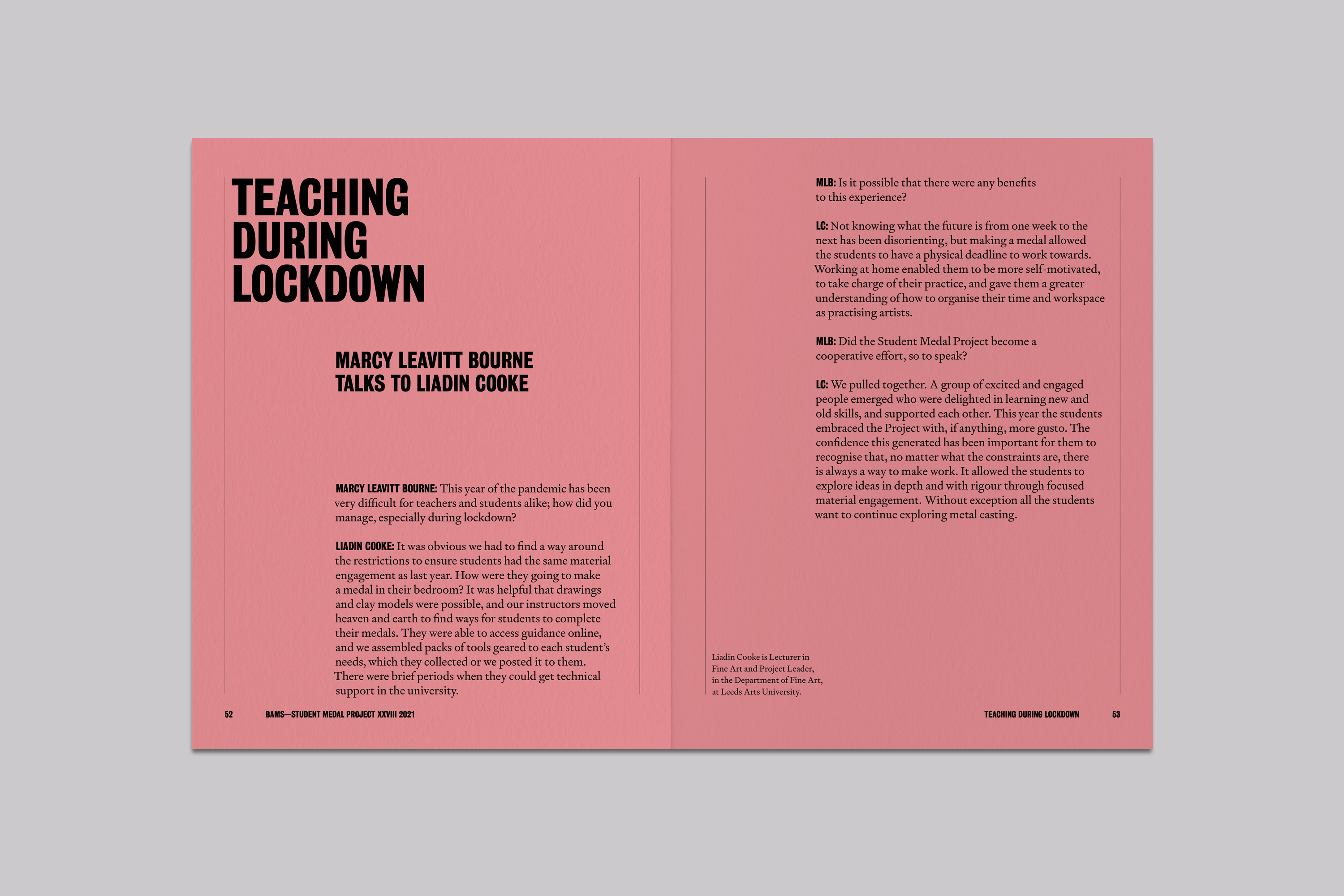 Catalogue Design and Art Direction for the Student Medal Project for the British Art Medal Society at the British Museum