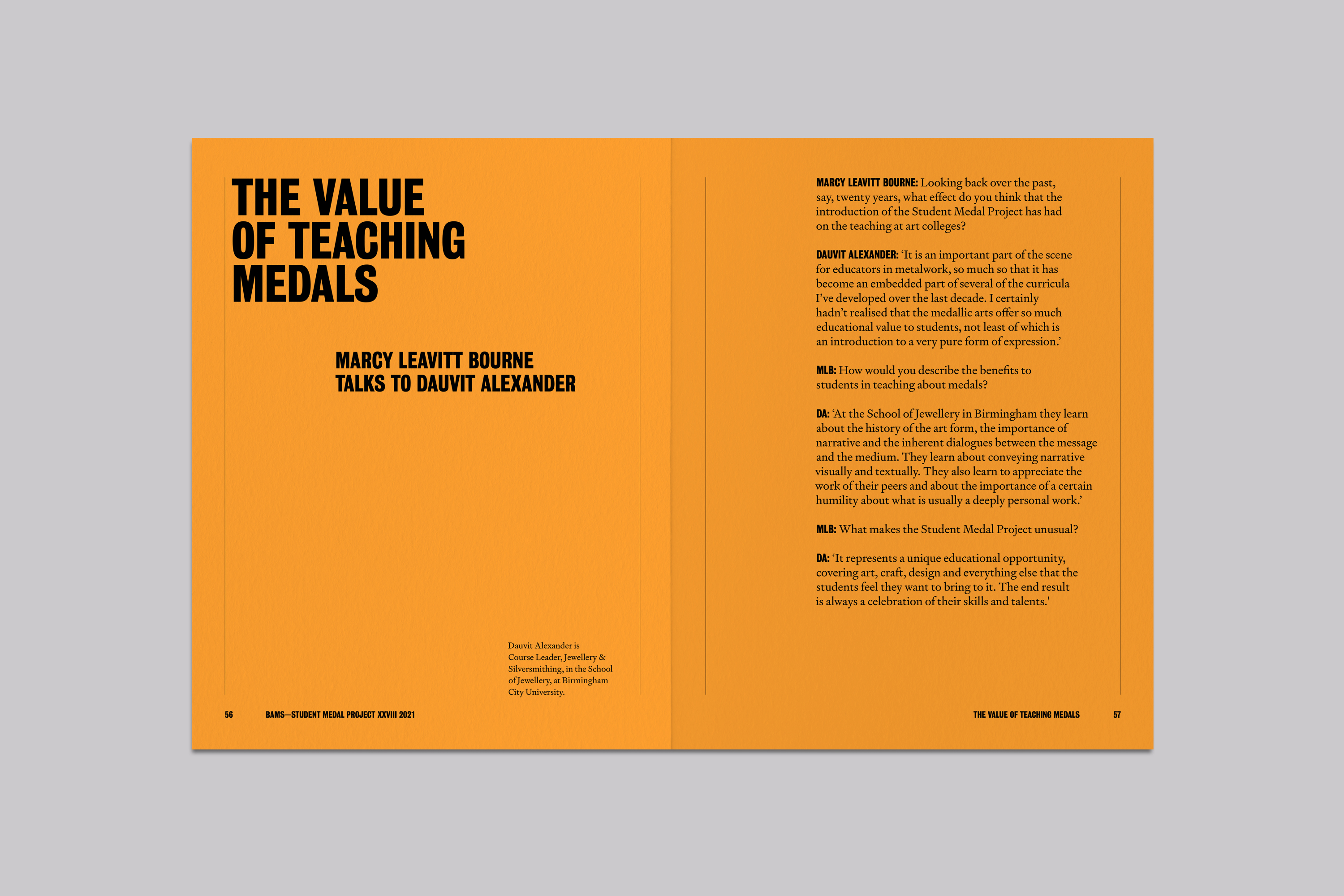 Catalogue Design and Art Direction for the Student Medal Project for the British Art Medal Society at the British Museum