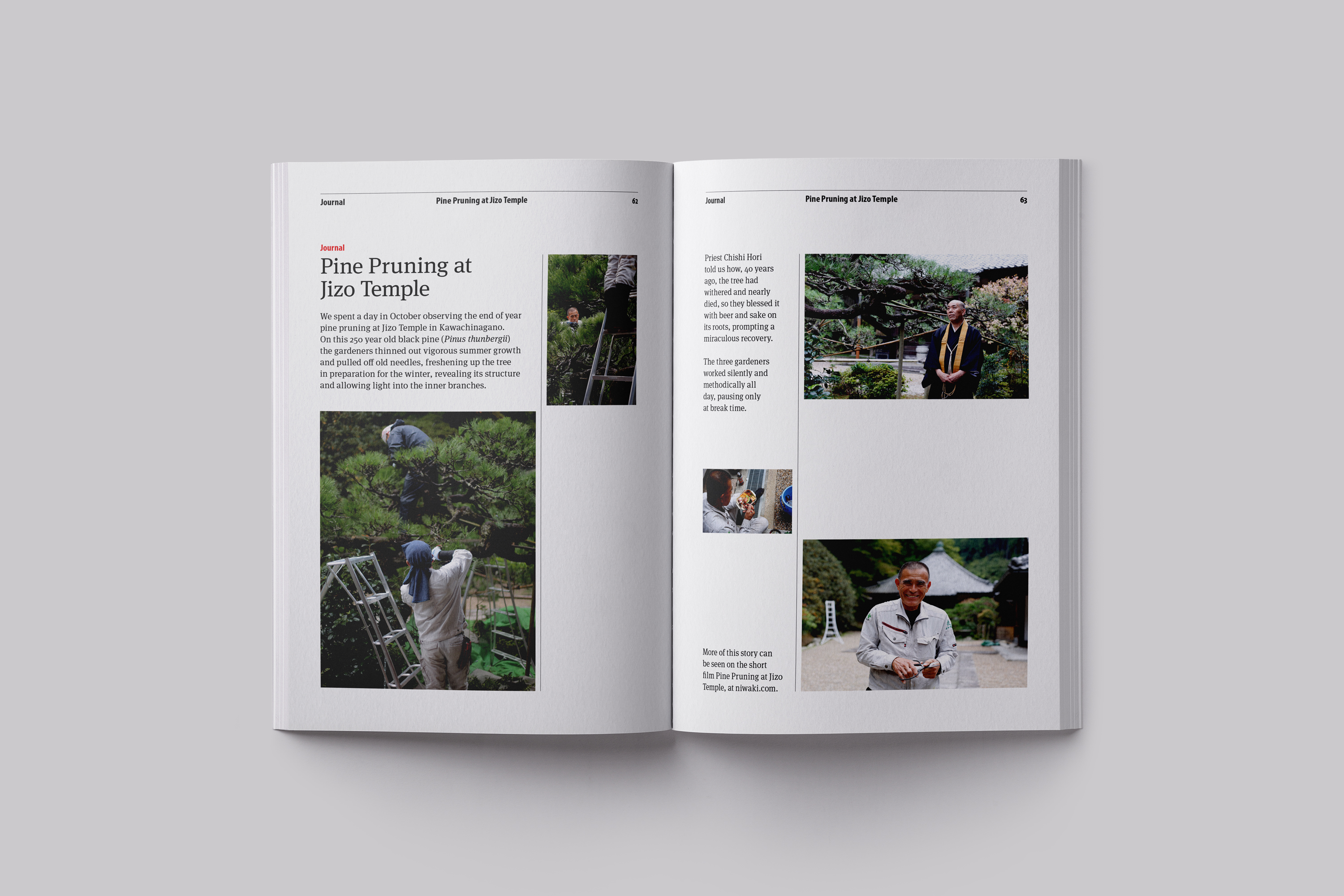 Art Direction and Catalogue Design for the Niwaki Product Catalogue