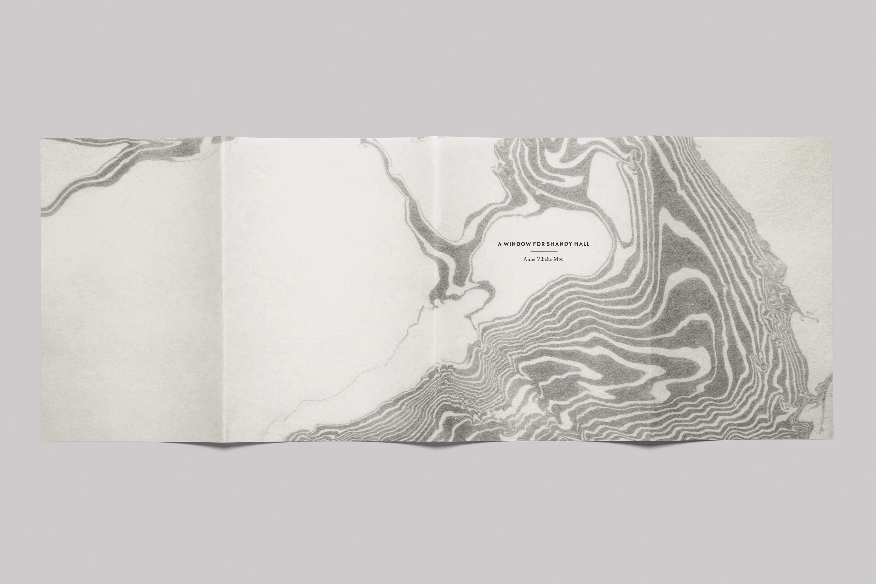 Publication and Catalogue Design for Anne Vibeke Mou, A Window for Shandy Hall