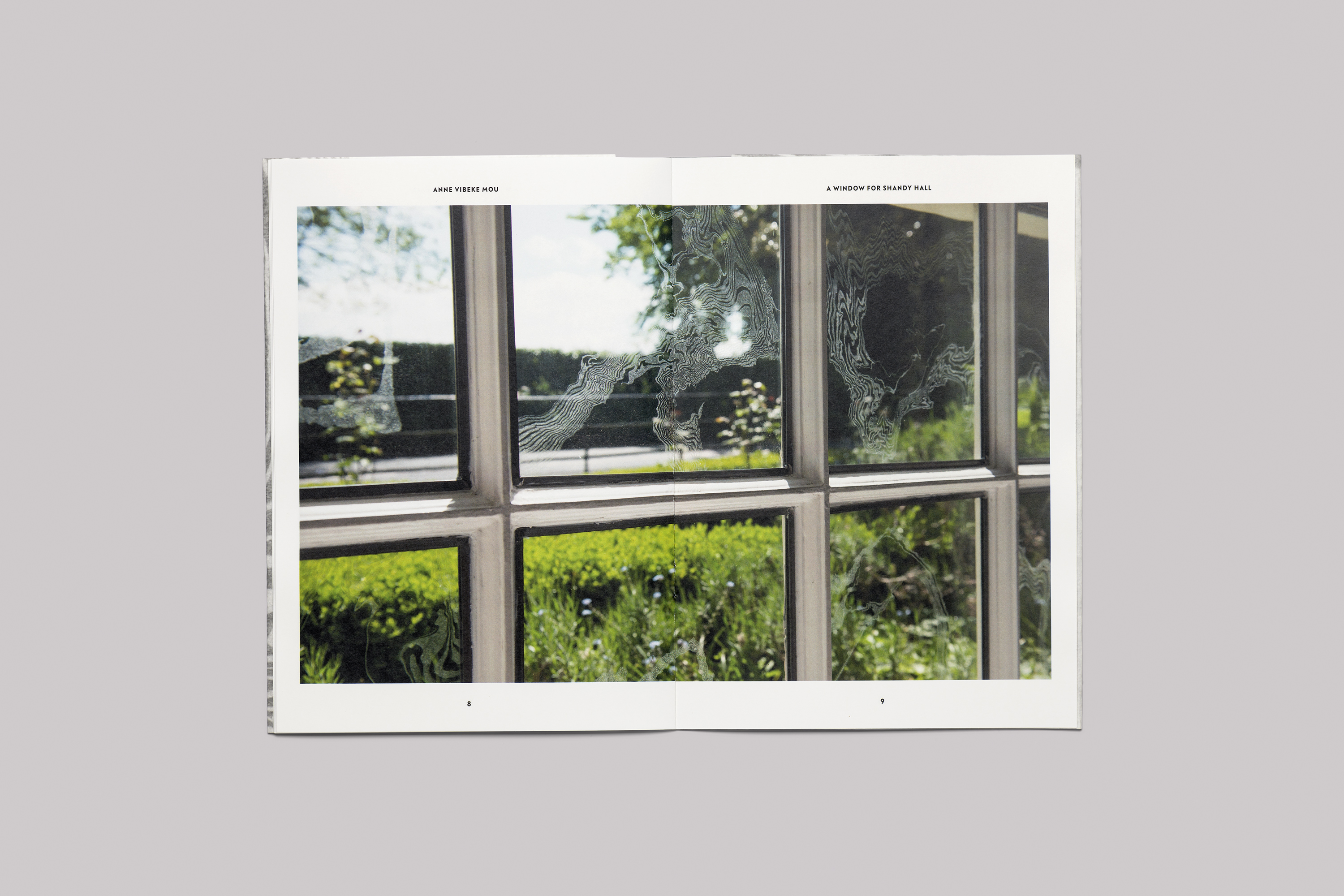Publication and Catalogue Design for Anne Vibeke Mou, A Window for Shandy Hall