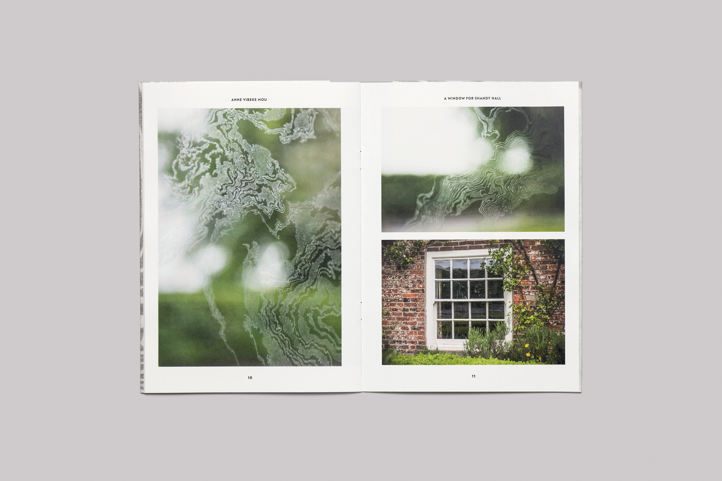 Publication and Catalogue Design for Anne Vibeke Mou, A Window for Shandy Hall