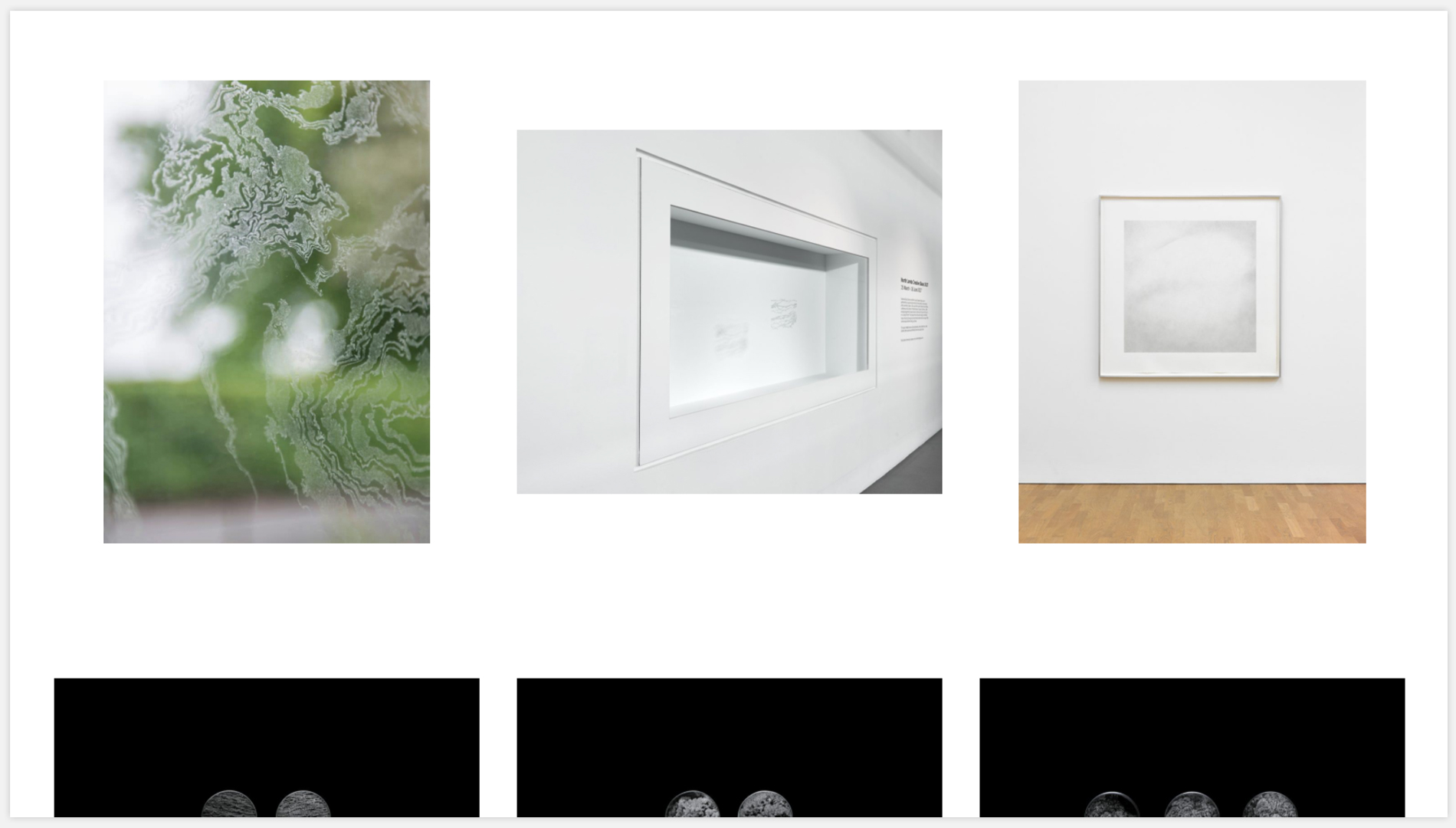 Website Design for contemporary artist Anne Vibeke Mou