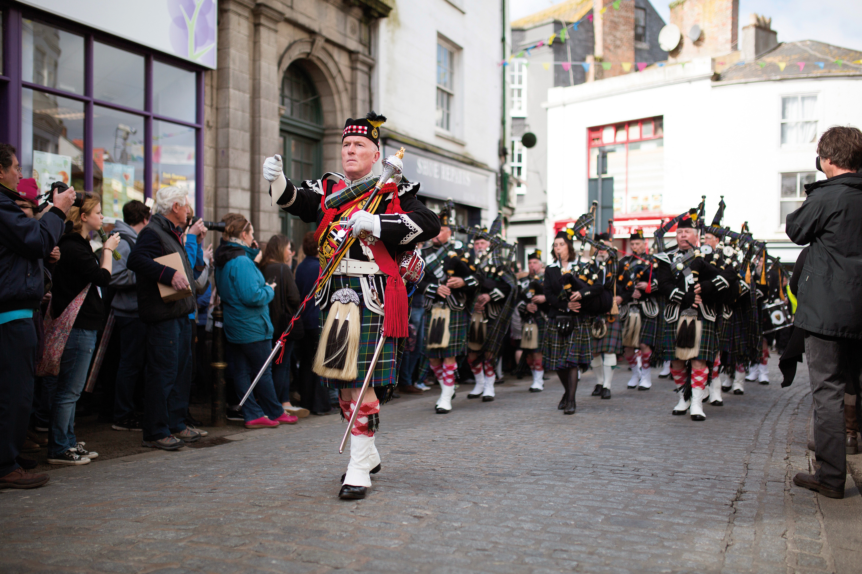 Publication design celebrating the installation of Chancellor Dawn French at Falmouth University