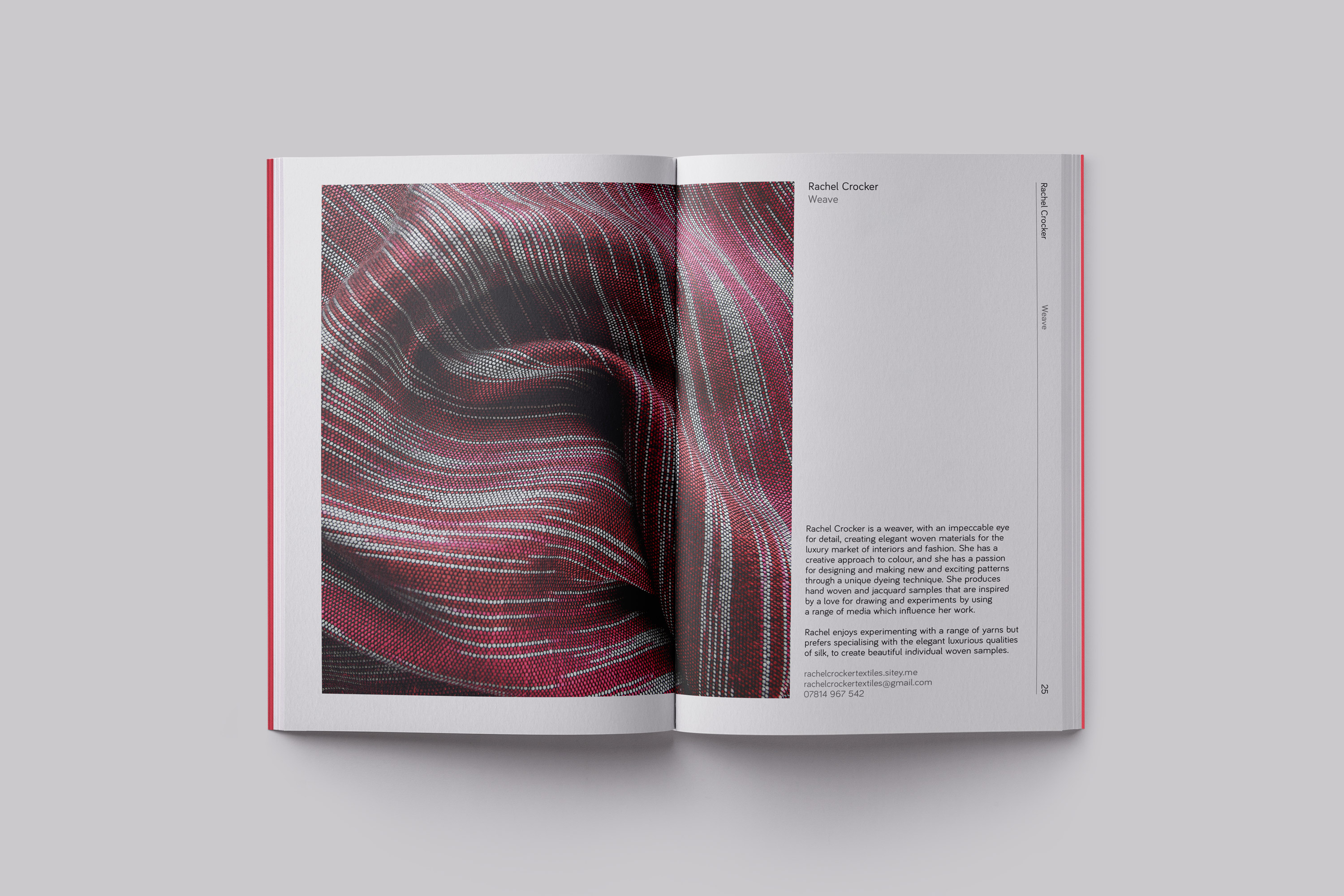 Catalogue Design for the BA(Hons) Textile Design course at Falmouth University