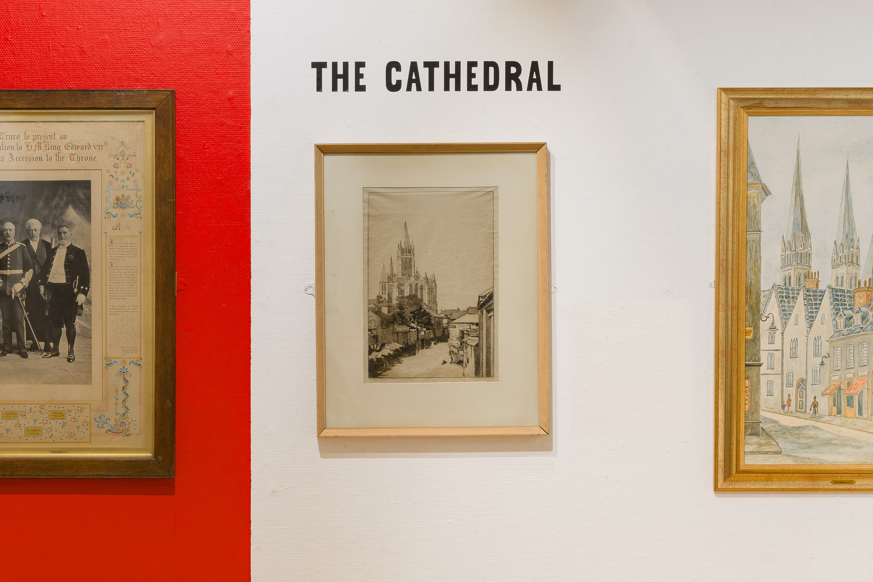 Exhibition design and custom typeface design for Glimpsing Truro’s Past at Royal Cornwall Museum, Truro, Cornwall, UK