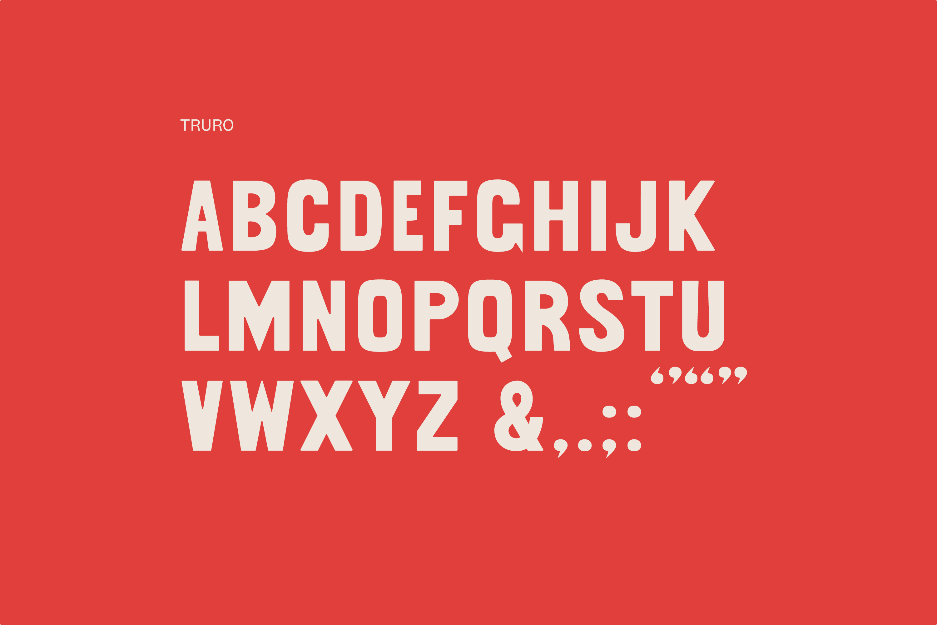 Exhibition design and custom typeface design for Glimpsing Truro’s Past at Royal Cornwall Museum, Truro, Cornwall, UK