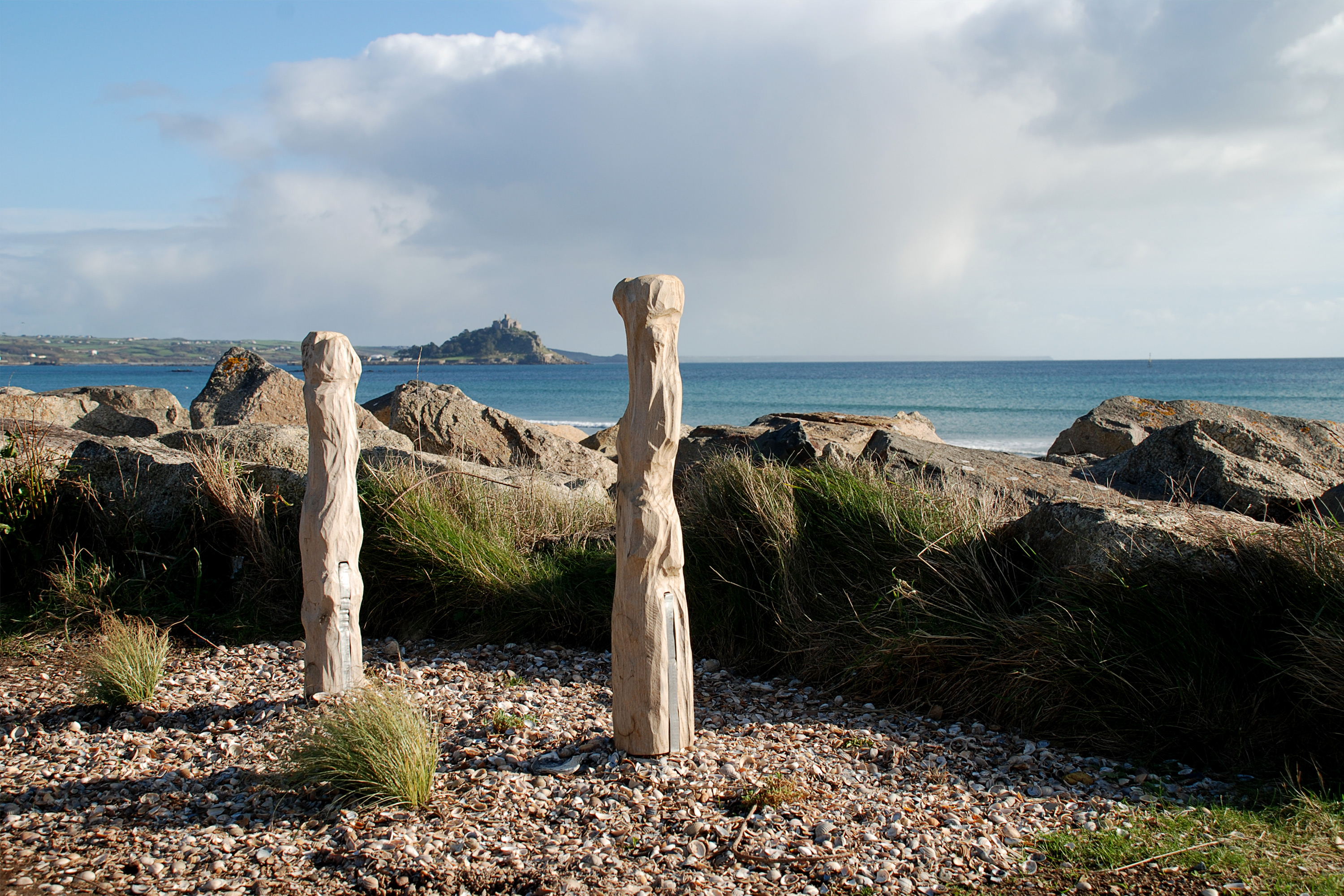 Gwelen, an artwork created by Emma Smith for Cornwall Council Experience Project at Penzance and Marazion
