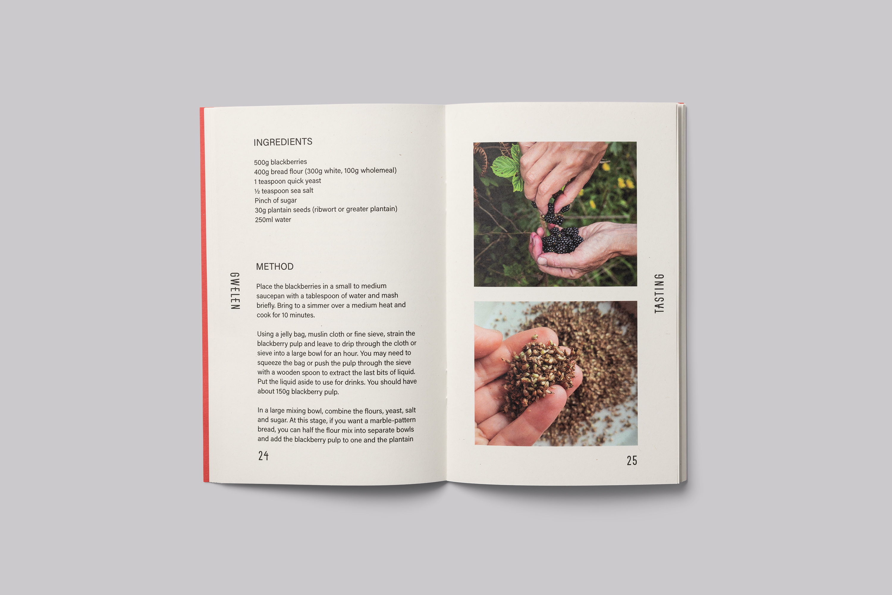 Book design for Gwelen, a public artwork by Emma Smith responding to the submerged forest in Mount’s Bay Cornwall UK