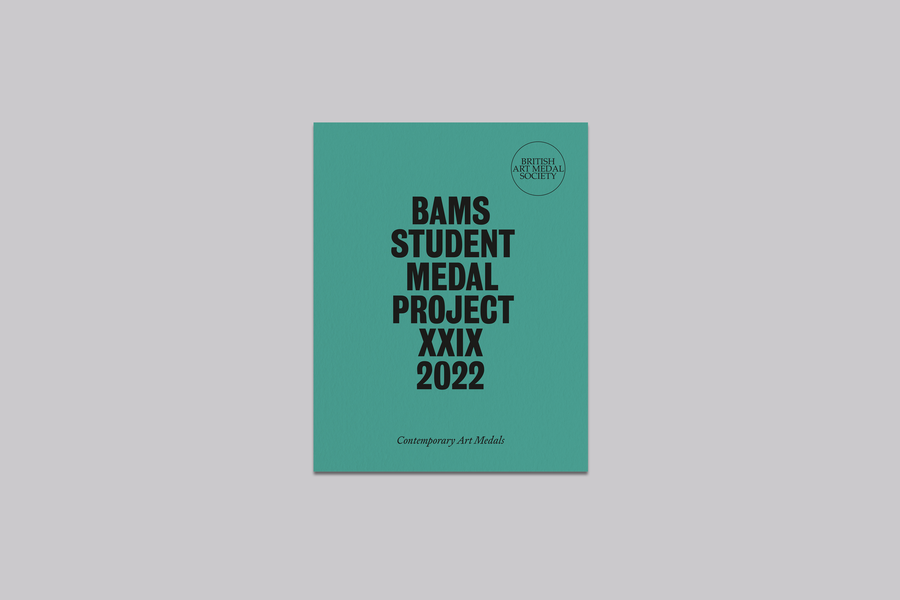 Catalogue Design and Art Direction for the Student Medal Project for the British Art Medal Society at the British Museum