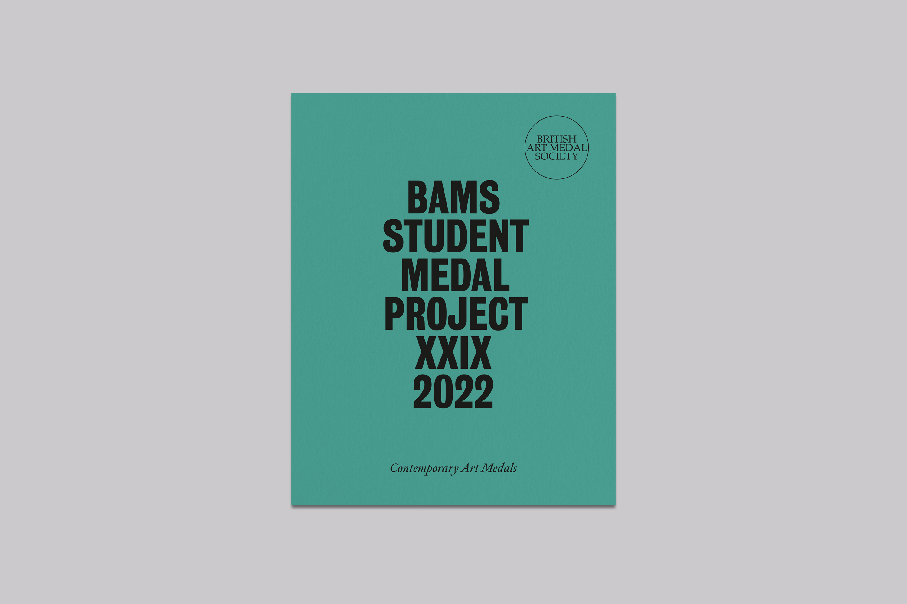 Catalogue Design and Art Direction for the Student Medal Project for the British Art Medal Society at the British Museum 