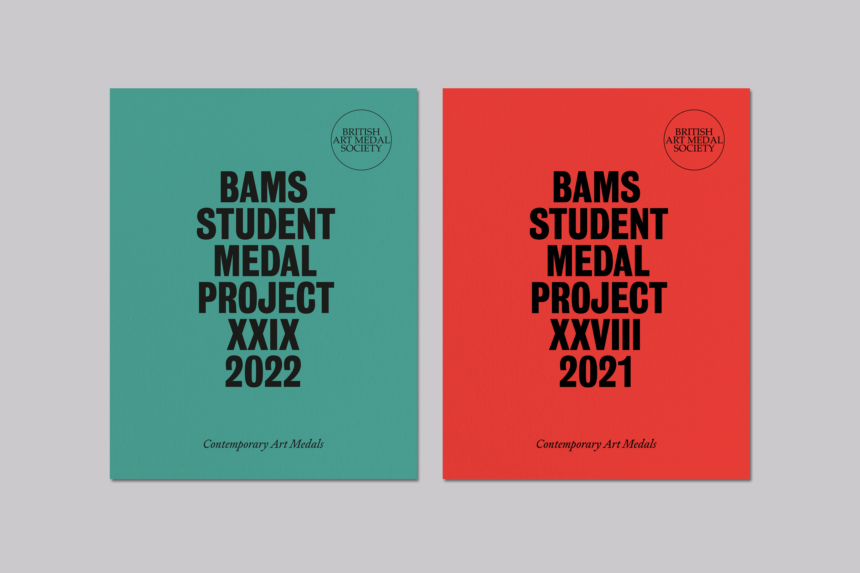 Catalogue Design and Art Direction for the Student Medal Project for the British Art Medal Society at the British Museum