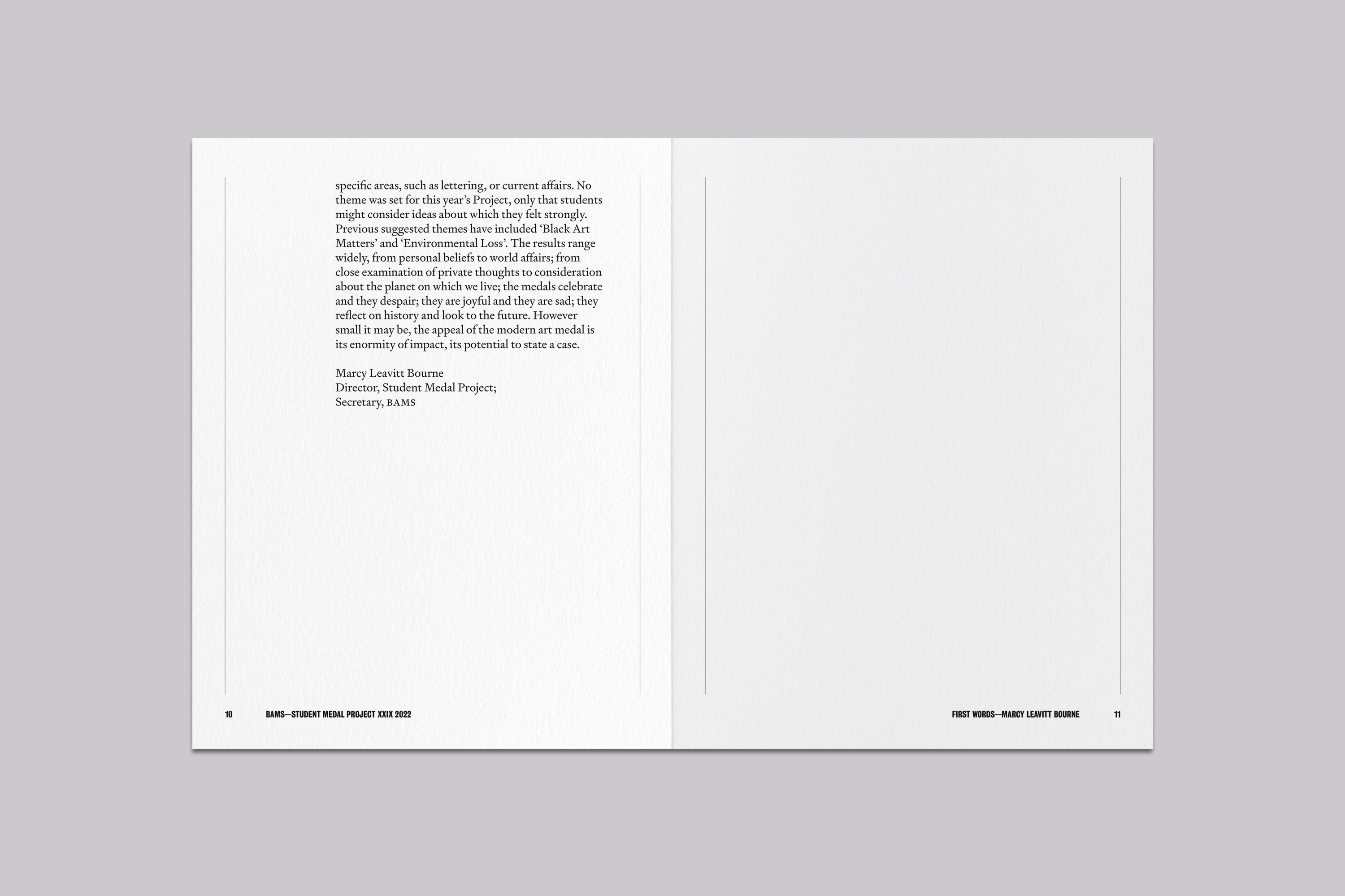 Catalogue Design and Art Direction for the Student Medal Project for the British Art Medal Society at the British Museum